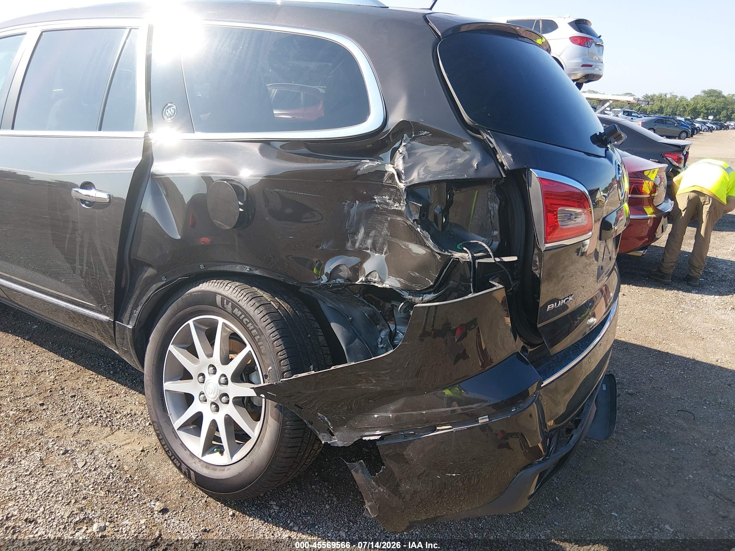 2014 Buick Enclave Leather Black vin: 5GAKRBKD7EJ183474