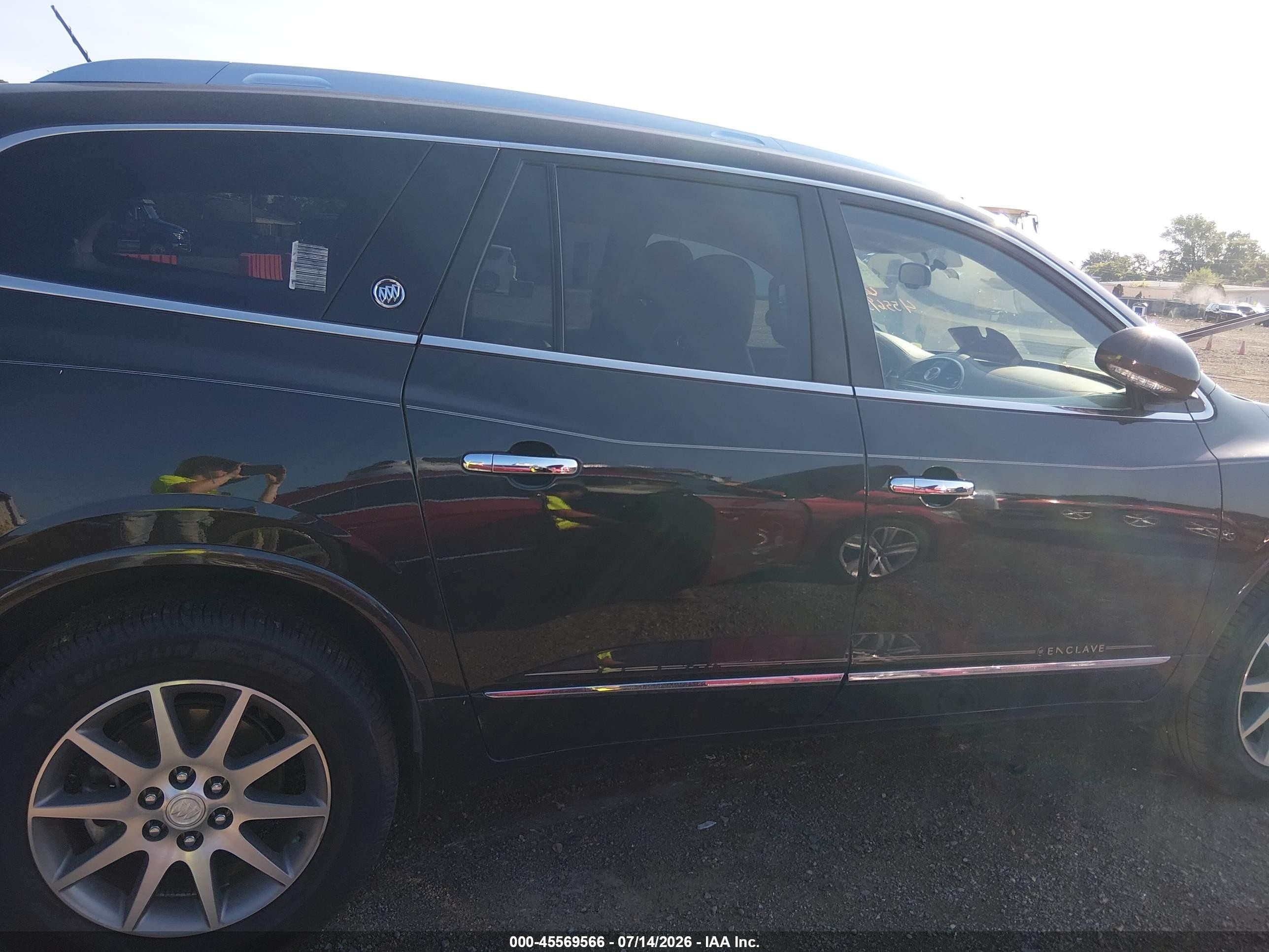 2014 Buick Enclave Leather Black vin: 5GAKRBKD7EJ183474