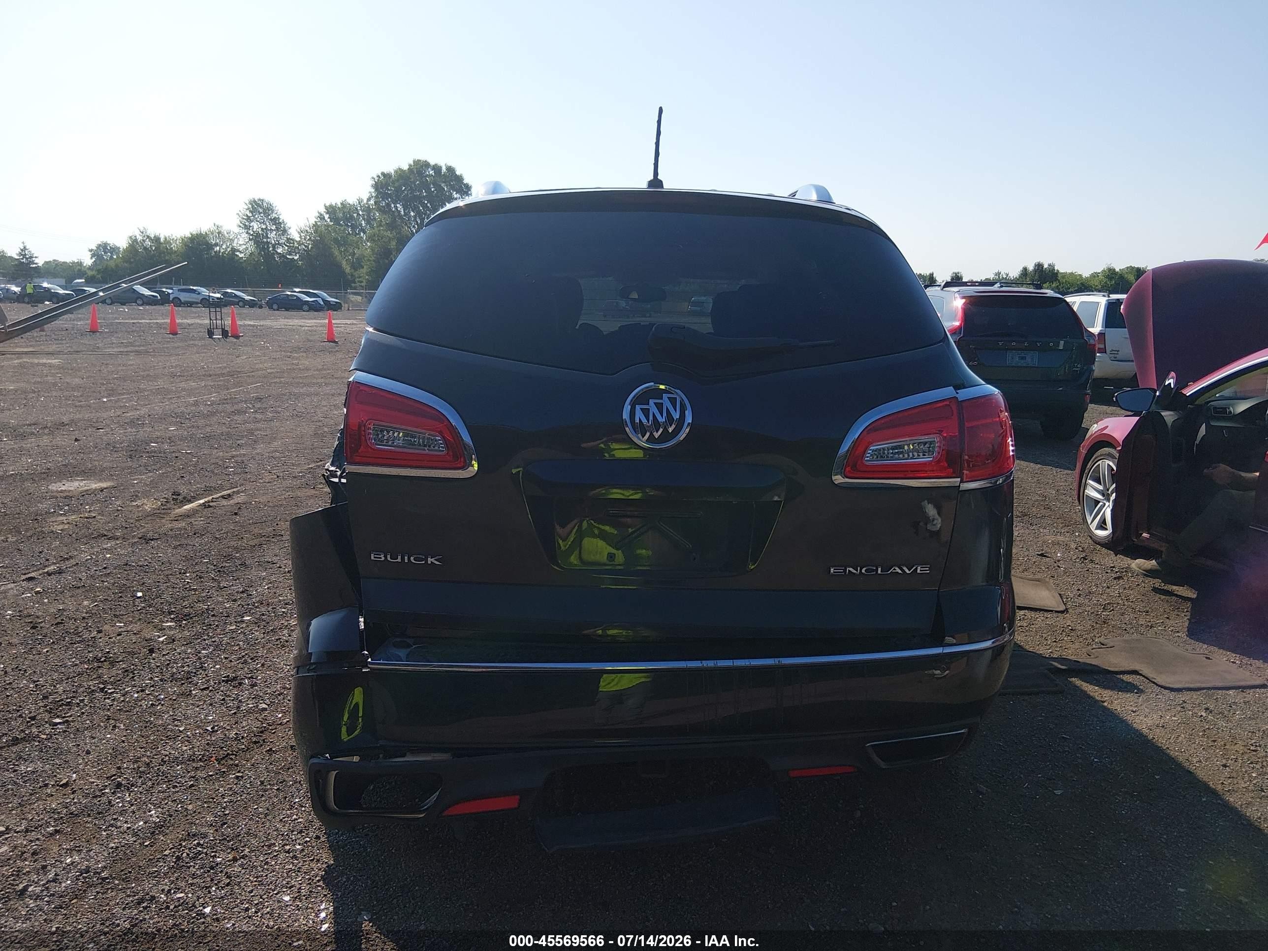 2014 Buick Enclave Leather Black vin: 5GAKRBKD7EJ183474