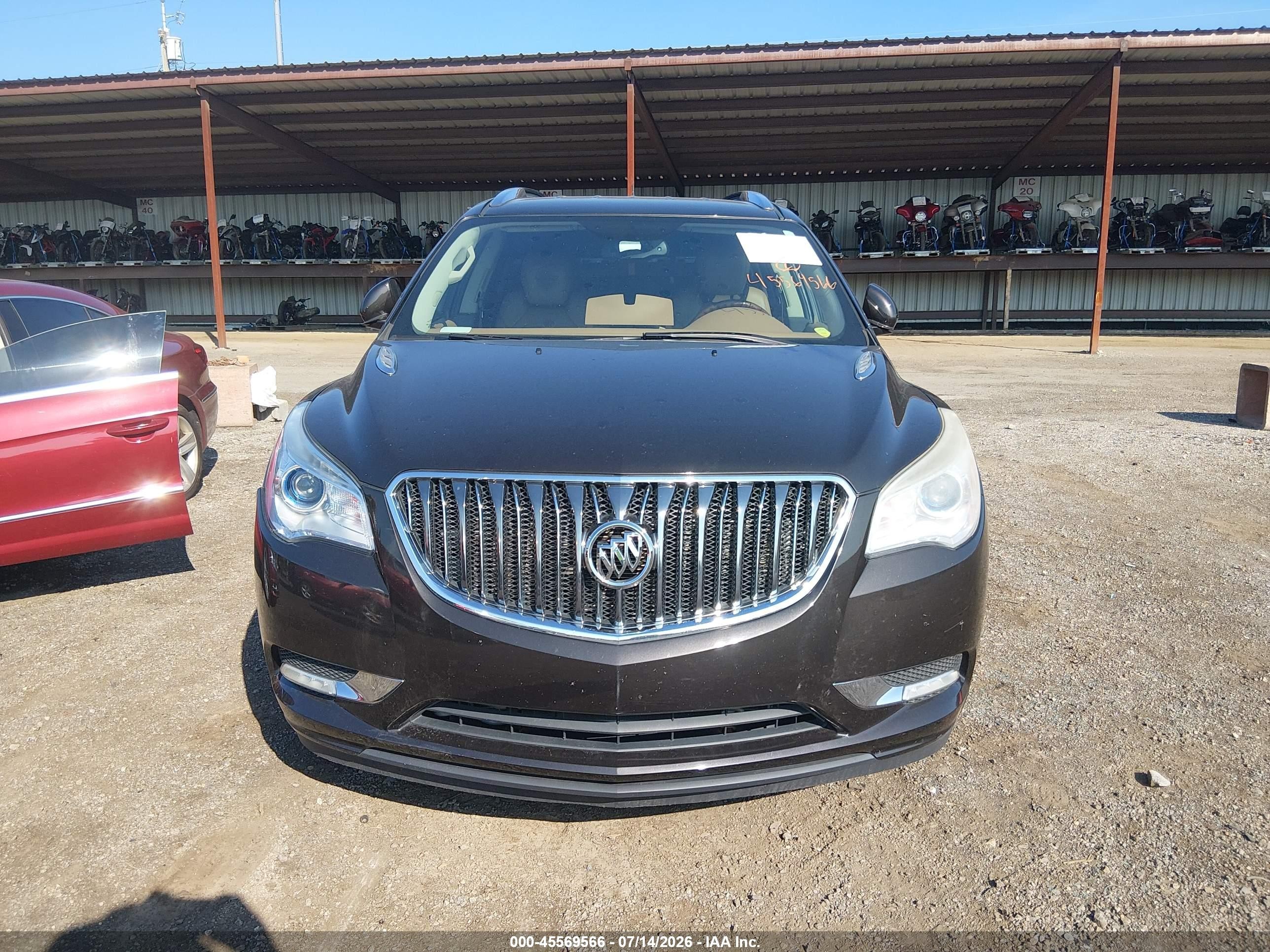 2014 Buick Enclave Leather Black vin: 5GAKRBKD7EJ183474