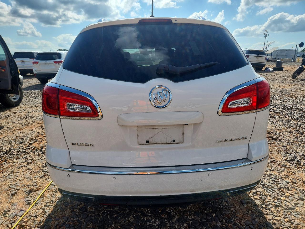 2014 Buick Enclave Белый vin: 5GAKRBKD7EJ220006