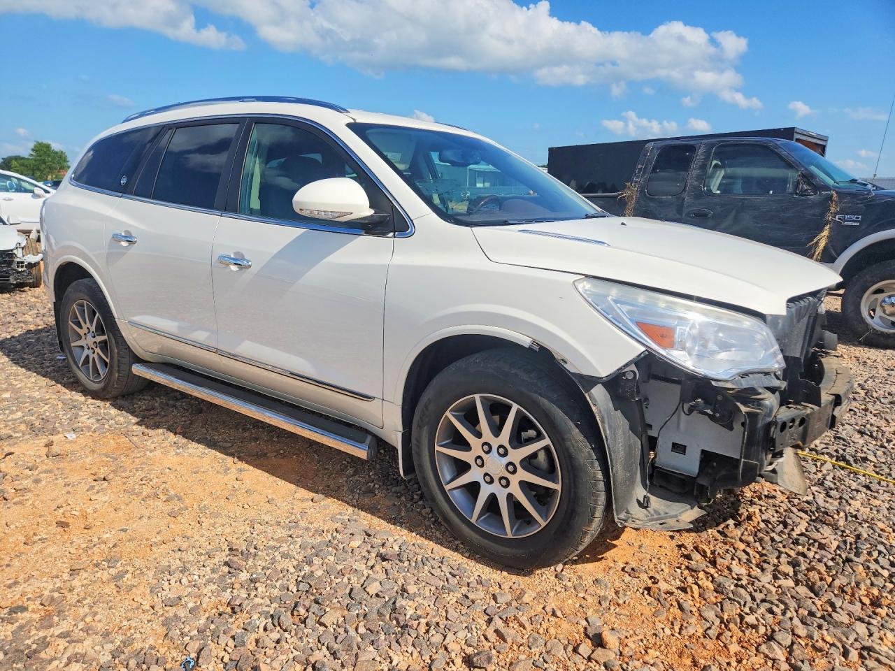 2014 Buick Enclave Белый vin: 5GAKRBKD7EJ220006