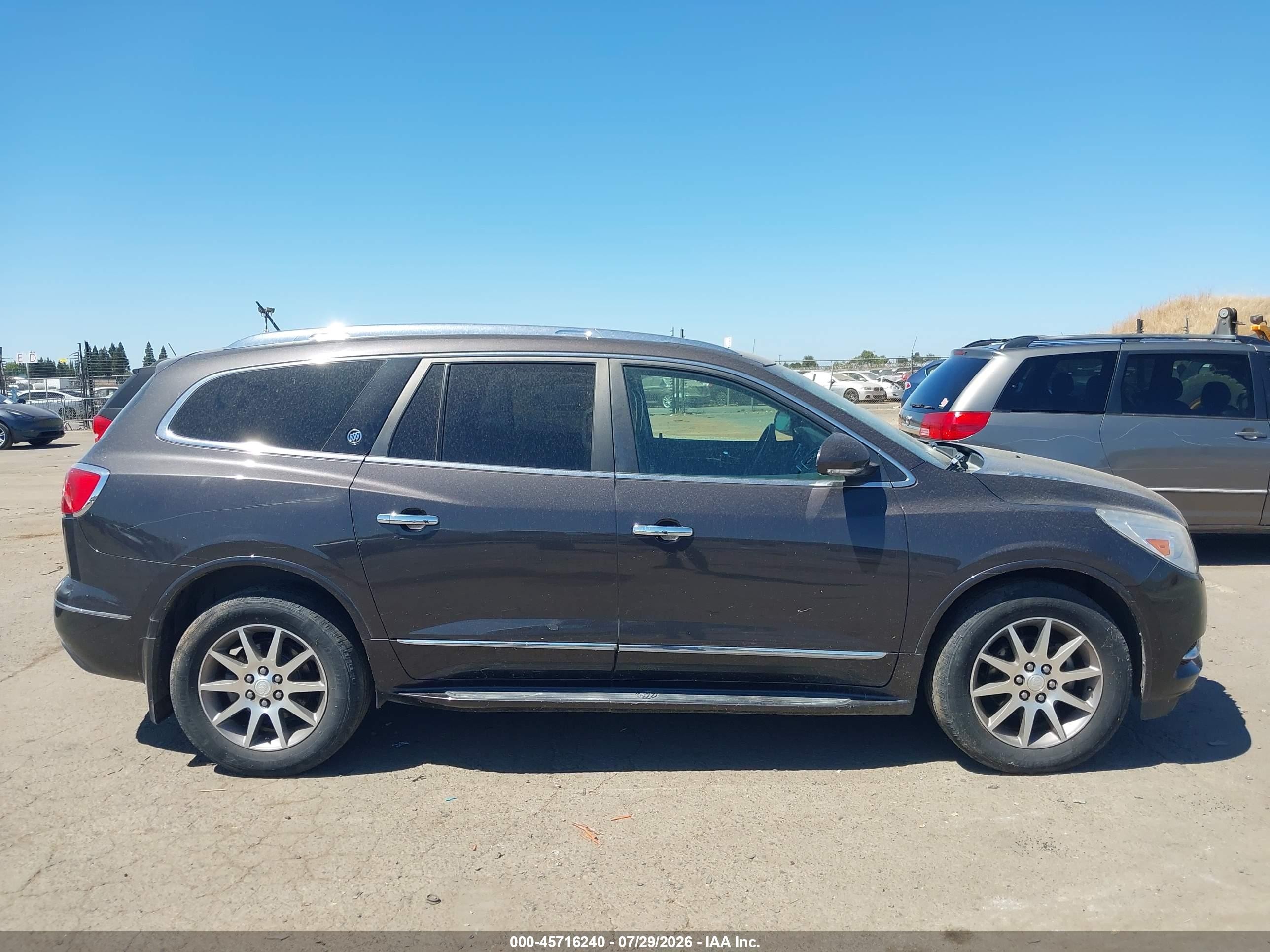 2014 Buick Enclave Leather Brown vin: 5GAKRBKD7EJ275670