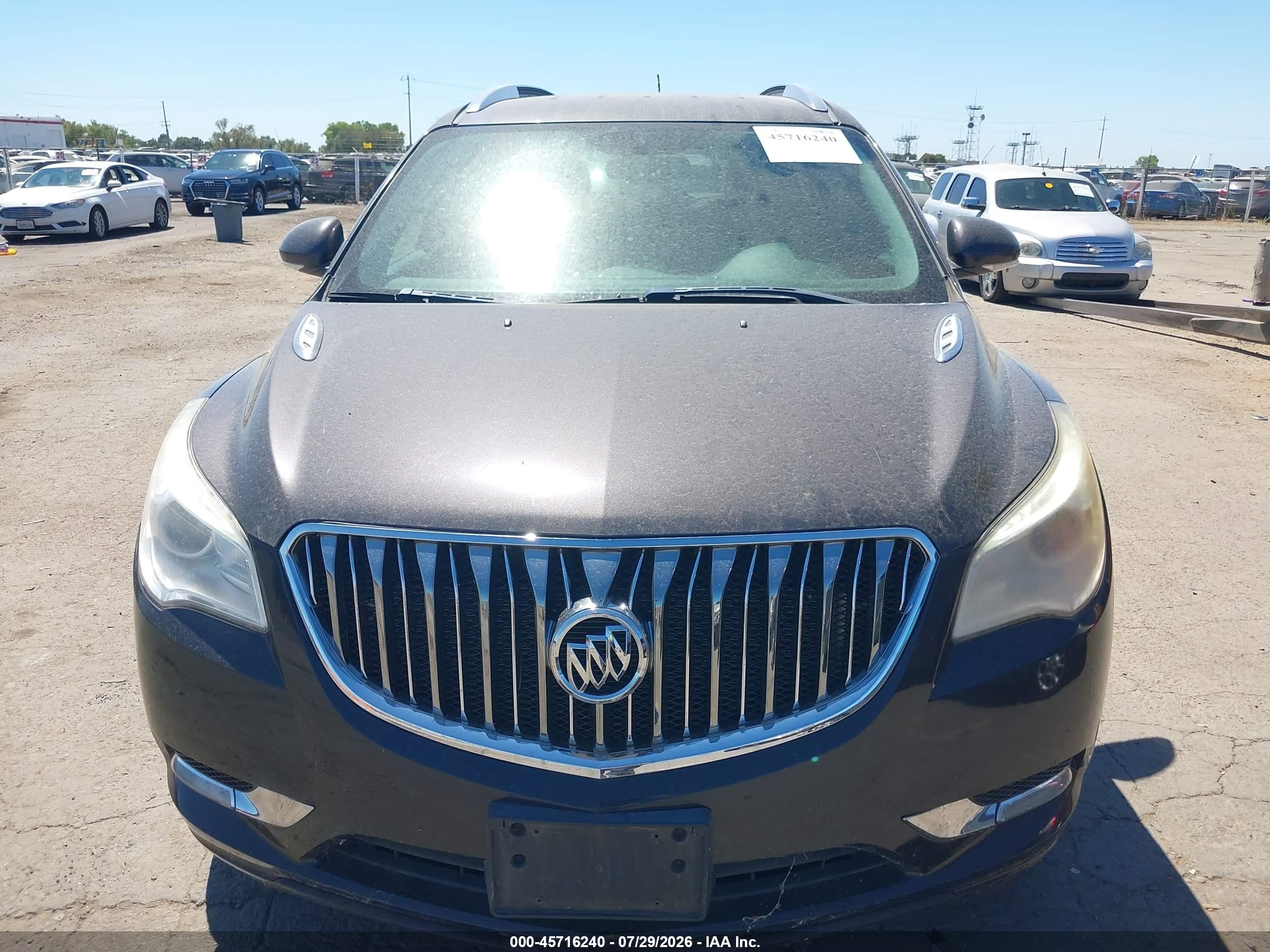 2014 Buick Enclave Leather Brown vin: 5GAKRBKD7EJ275670