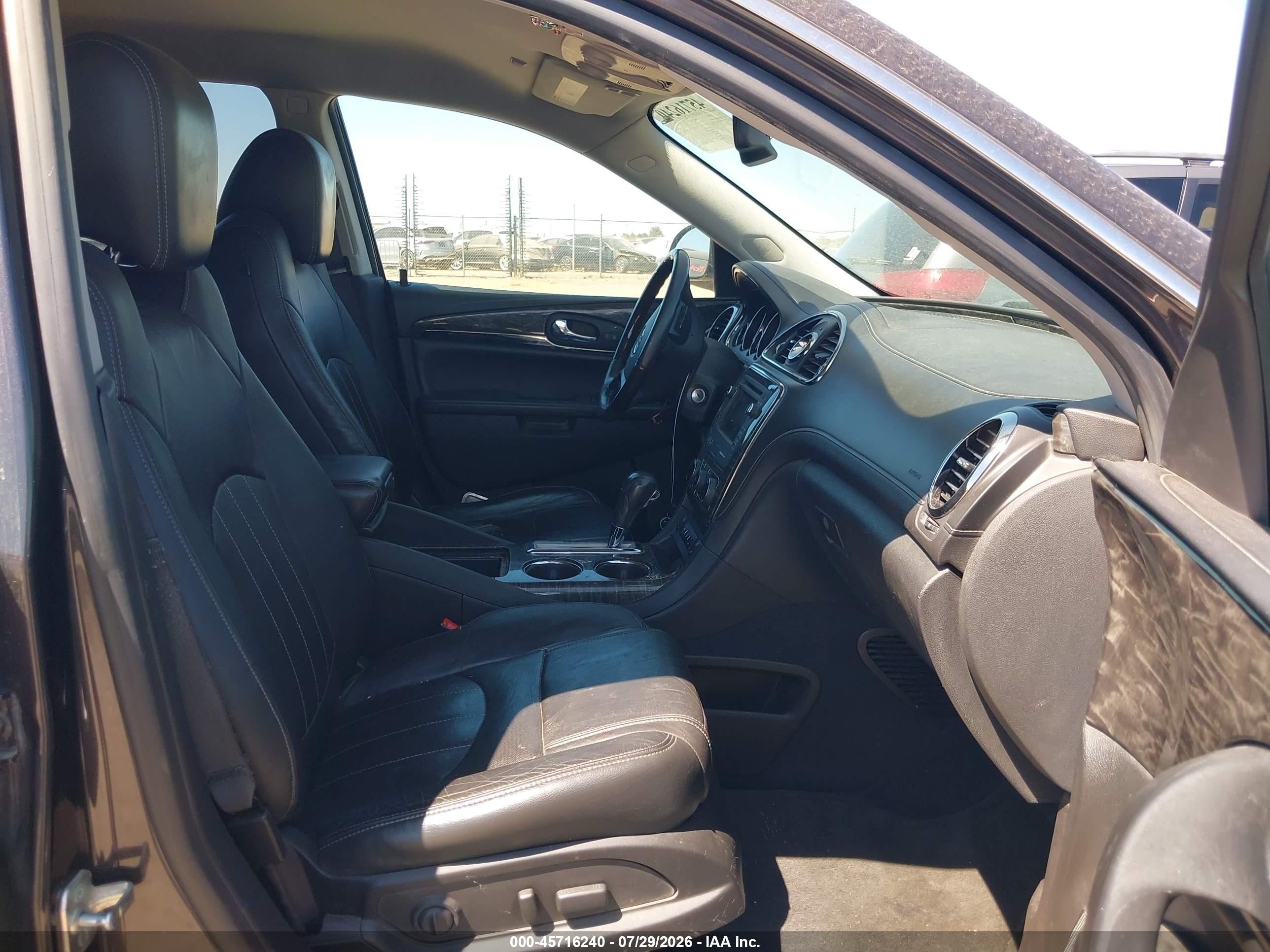 2014 Buick Enclave Leather Brown vin: 5GAKRBKD7EJ275670