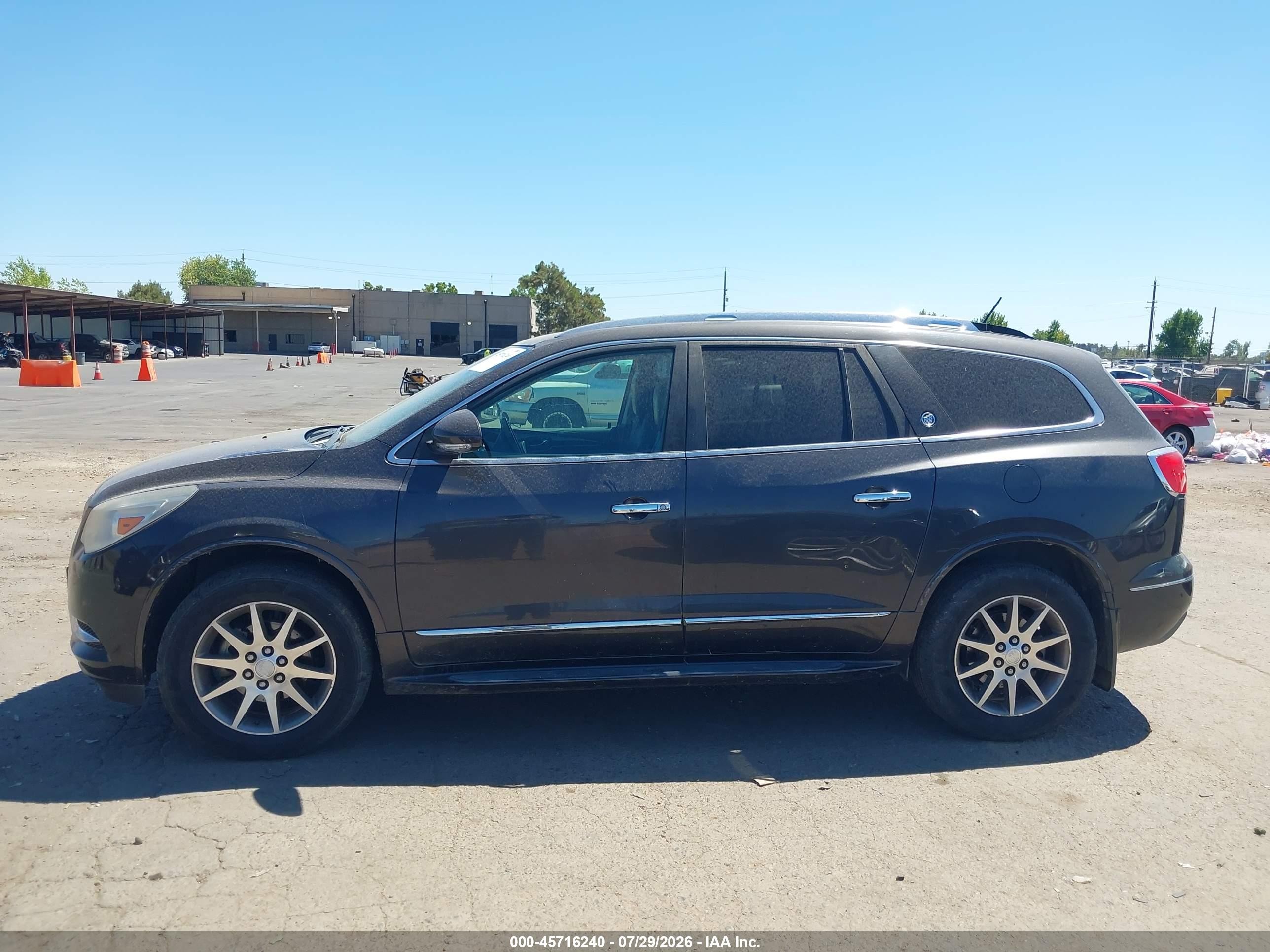 2014 Buick Enclave Leather Brown vin: 5GAKRBKD7EJ275670