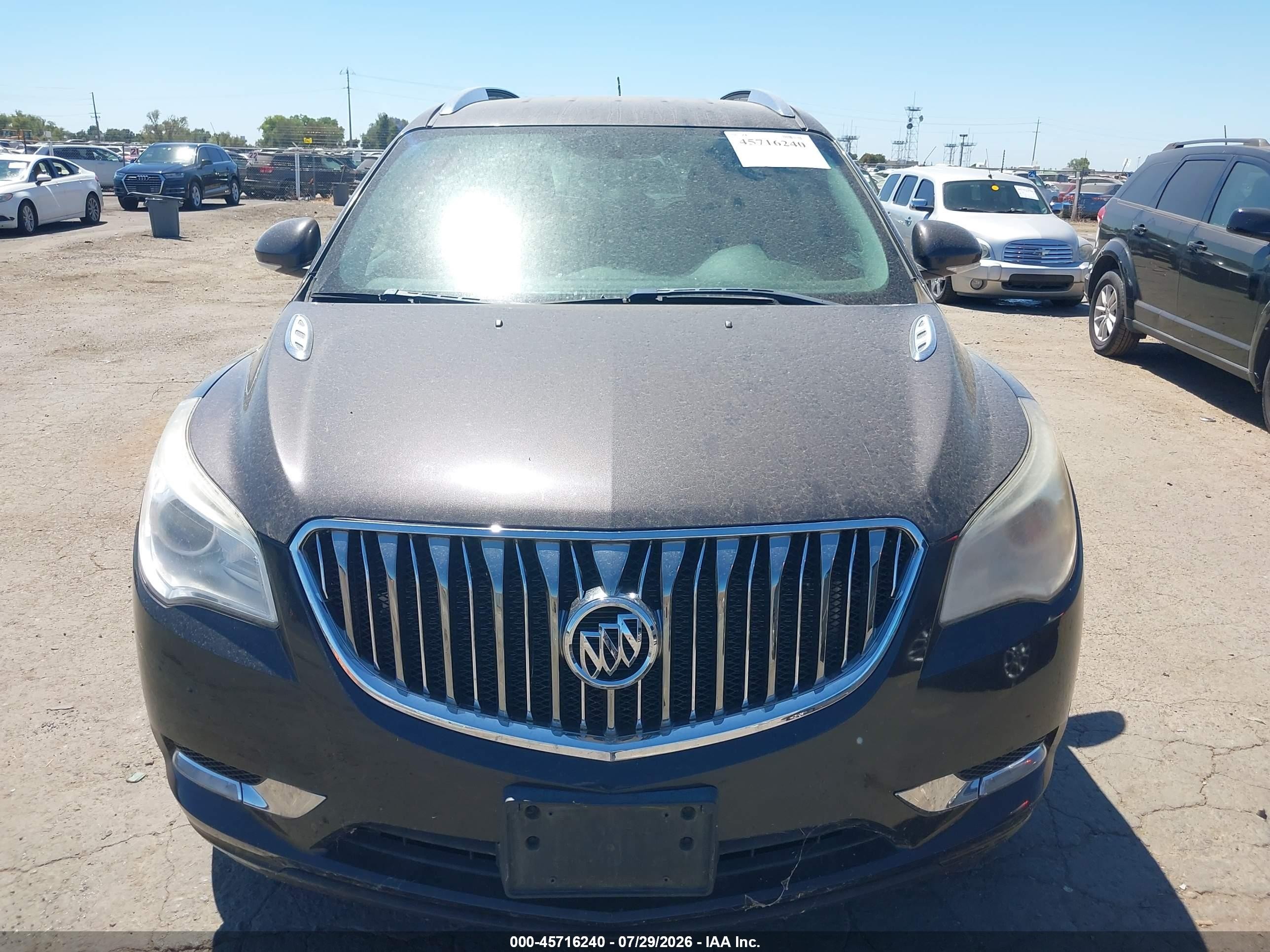2014 Buick Enclave Leather Brown vin: 5GAKRBKD7EJ275670