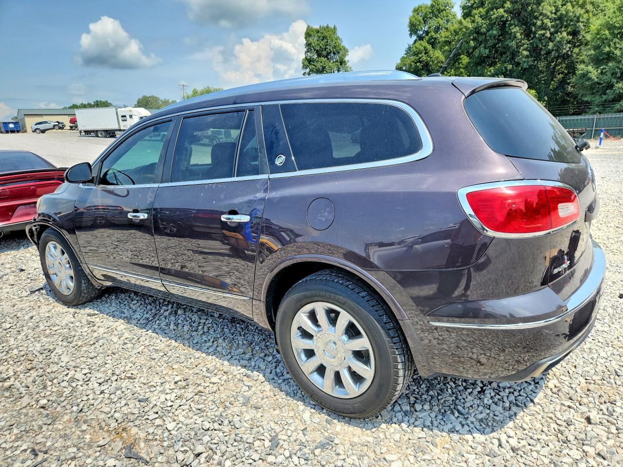 2015 Buick Enclave Темно-бордовый vin: 5GAKRBKD7FJ124295