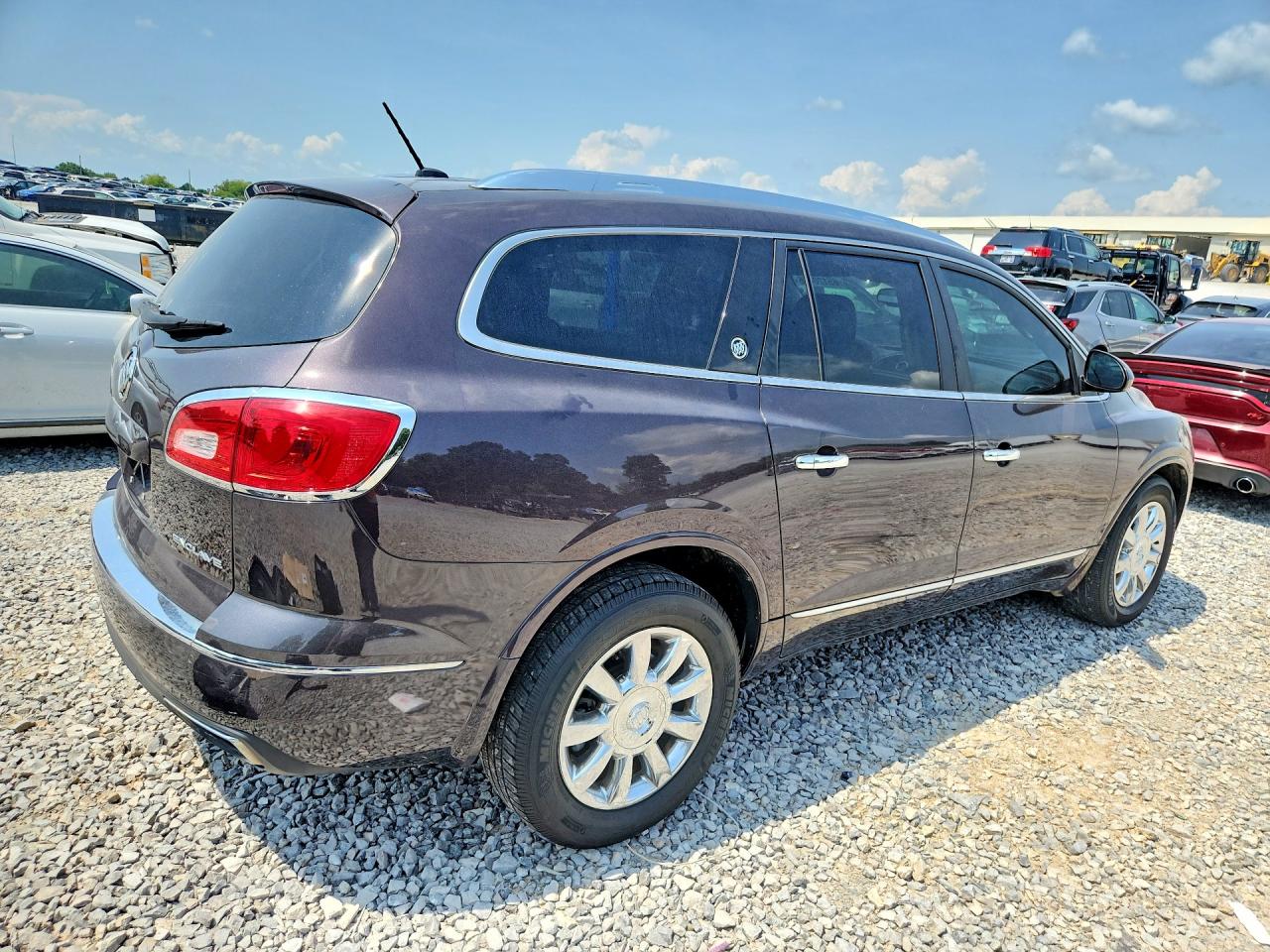 2015 Buick Enclave Темно-бордовый vin: 5GAKRBKD7FJ124295
