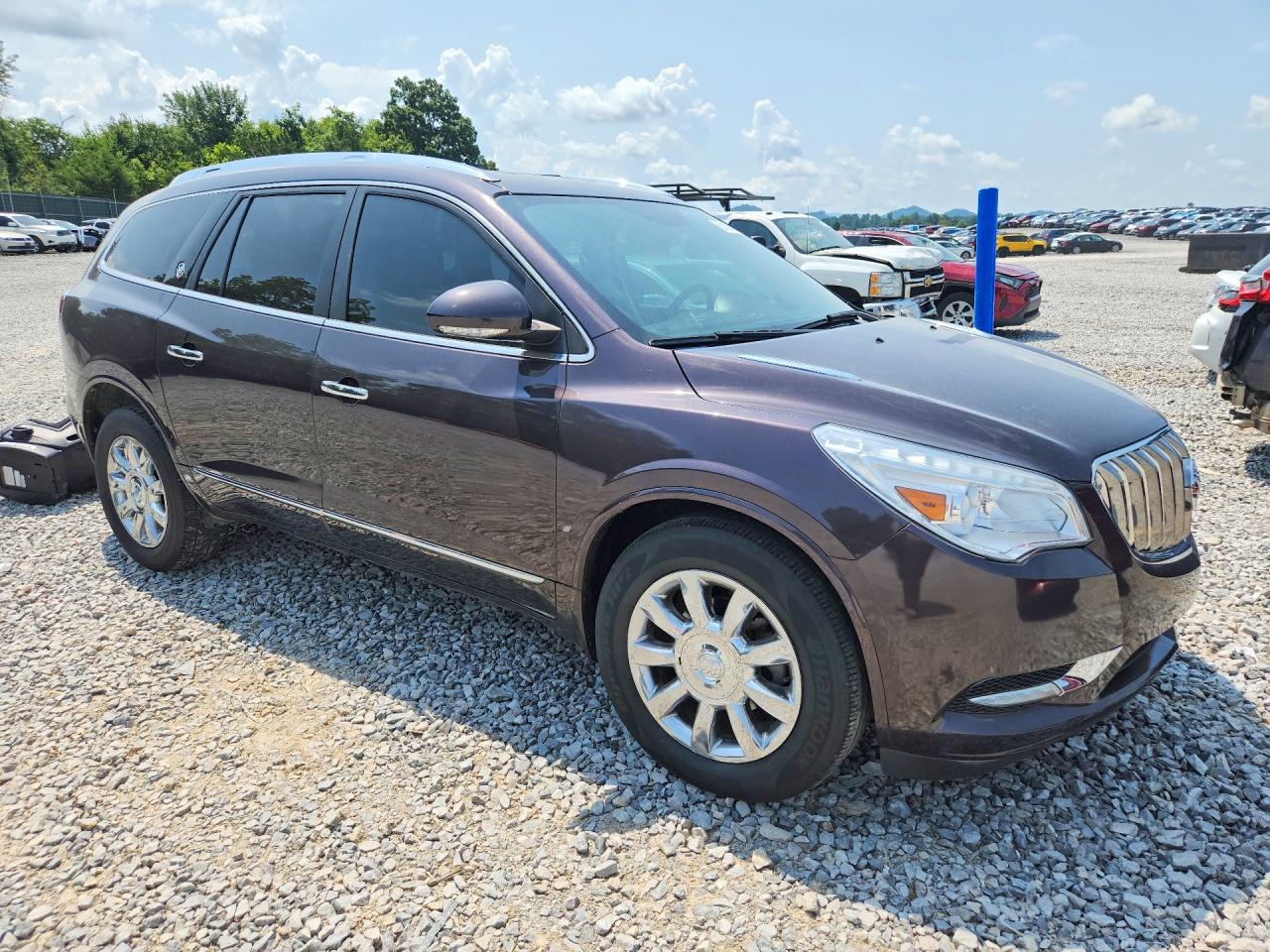 2015 Buick Enclave Темно-бордовый vin: 5GAKRBKD7FJ124295