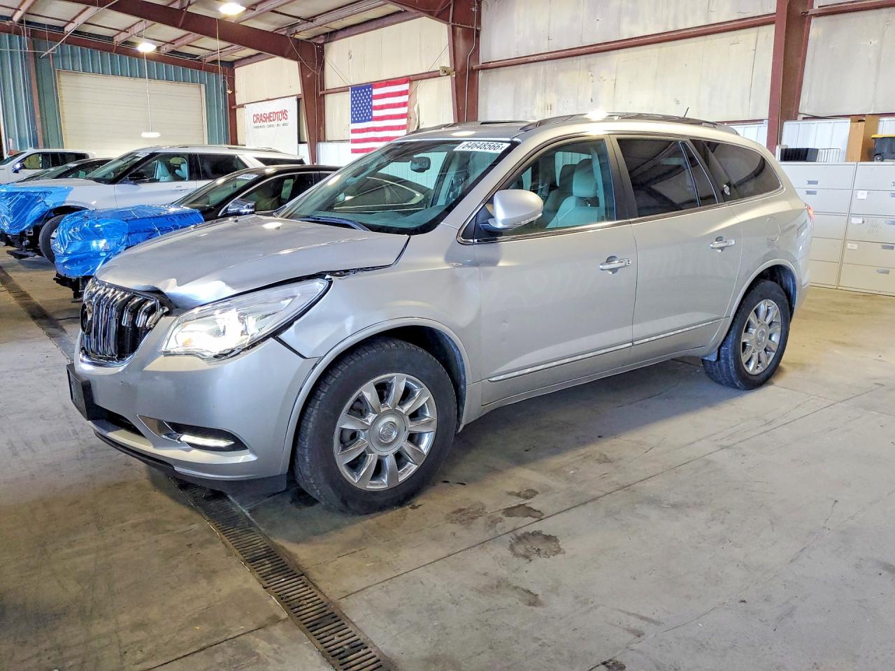 2015 Buick Enclave Silver vin: 5GAKRBKD7FJ160875