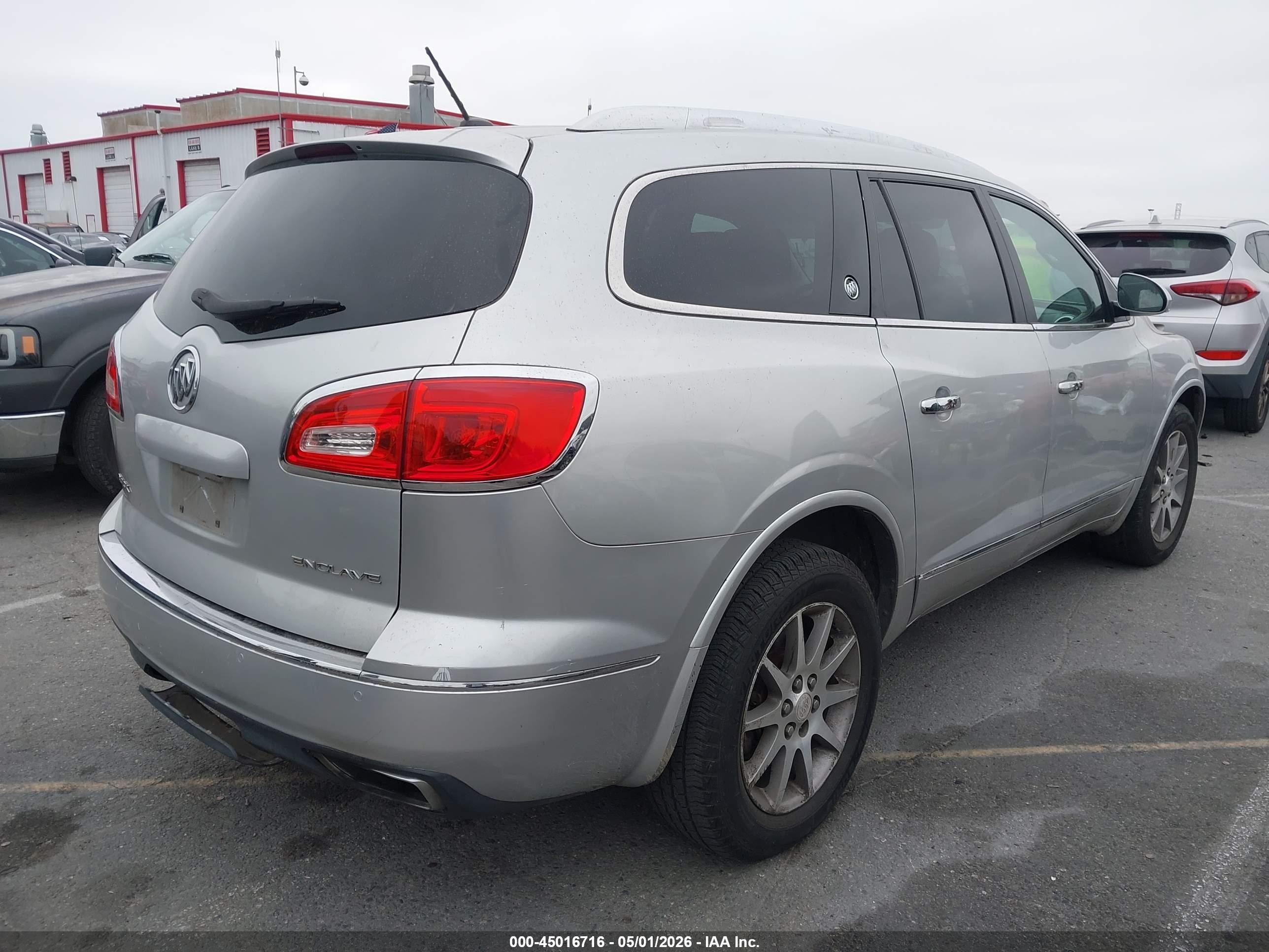 2015 Buick Enclave Leather Gray vin: 5GAKRBKD7FJ165543