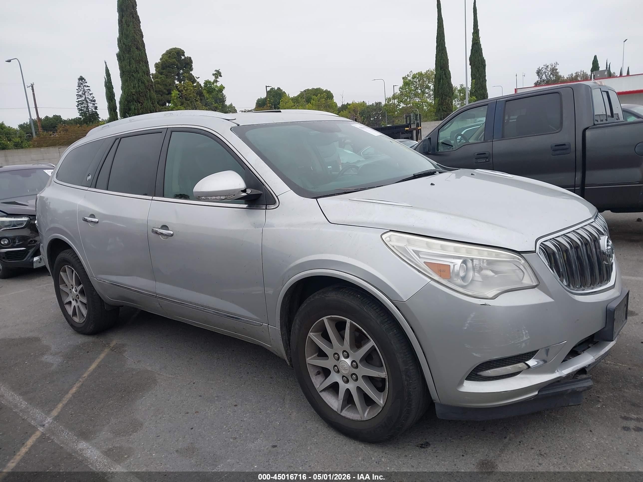 2015 Buick Enclave Leather Gray vin: 5GAKRBKD7FJ165543