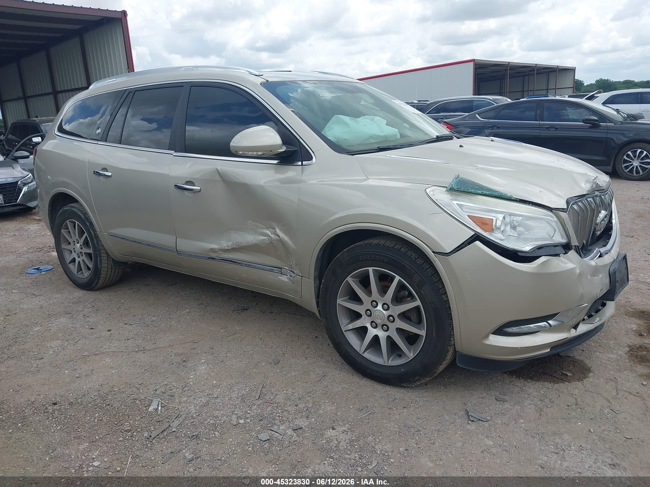 2015 Buick Enclave Leather Brown vin: 5GAKRBKD7FJ211145
