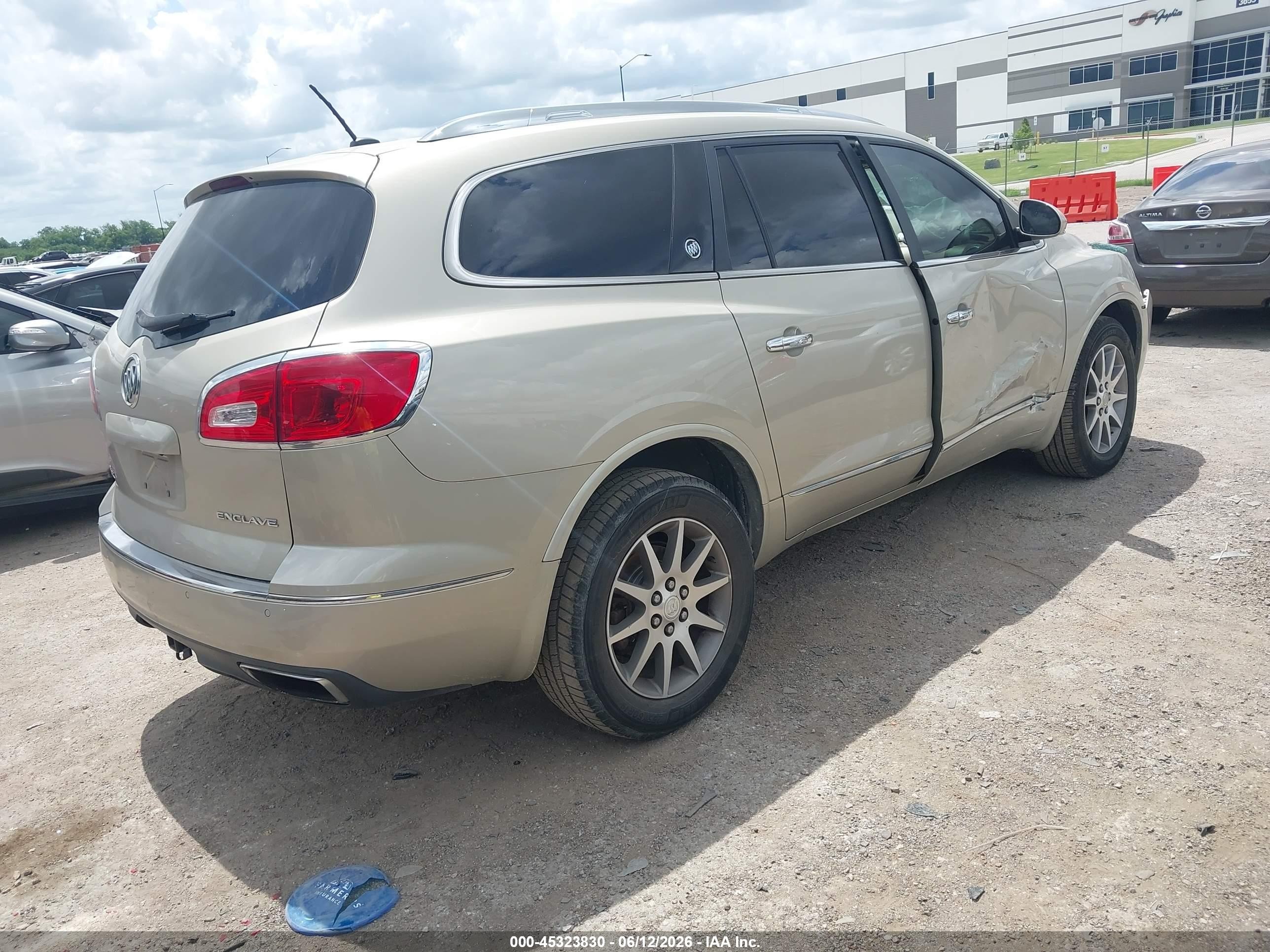 2015 Buick Enclave Leather Brown vin: 5GAKRBKD7FJ211145