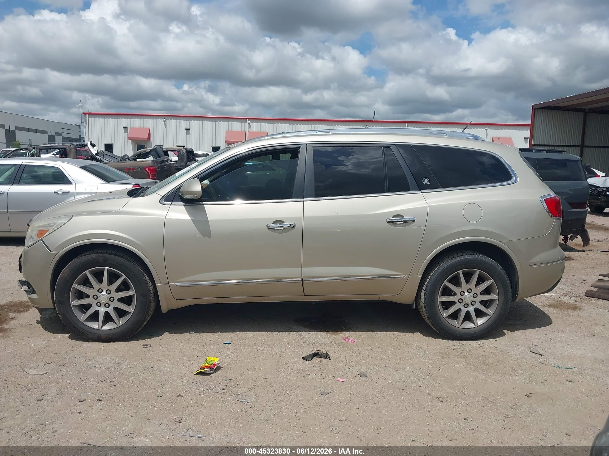 2015 Buick Enclave Leather Brown vin: 5GAKRBKD7FJ211145