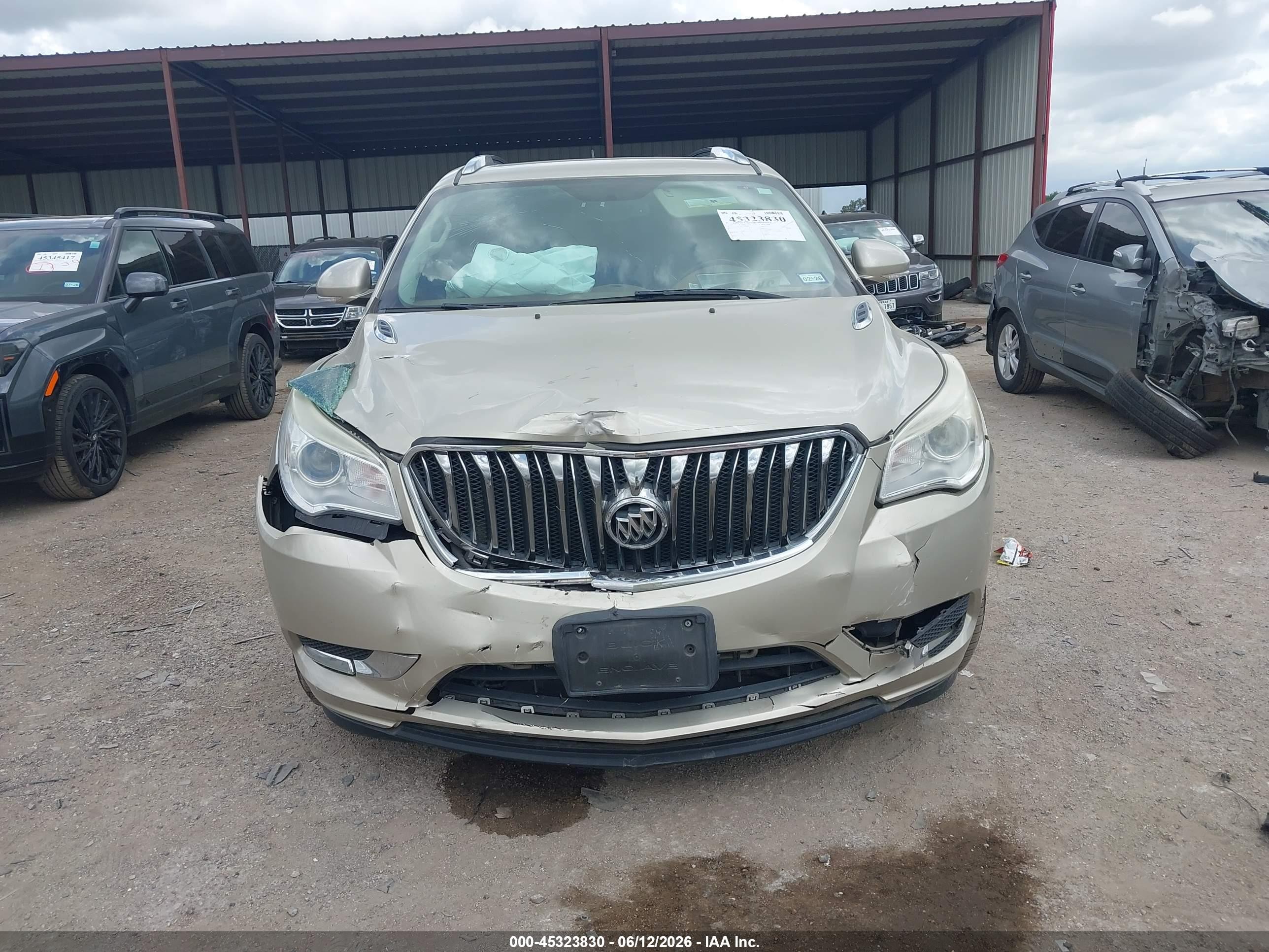 2015 Buick Enclave Leather Brown vin: 5GAKRBKD7FJ211145
