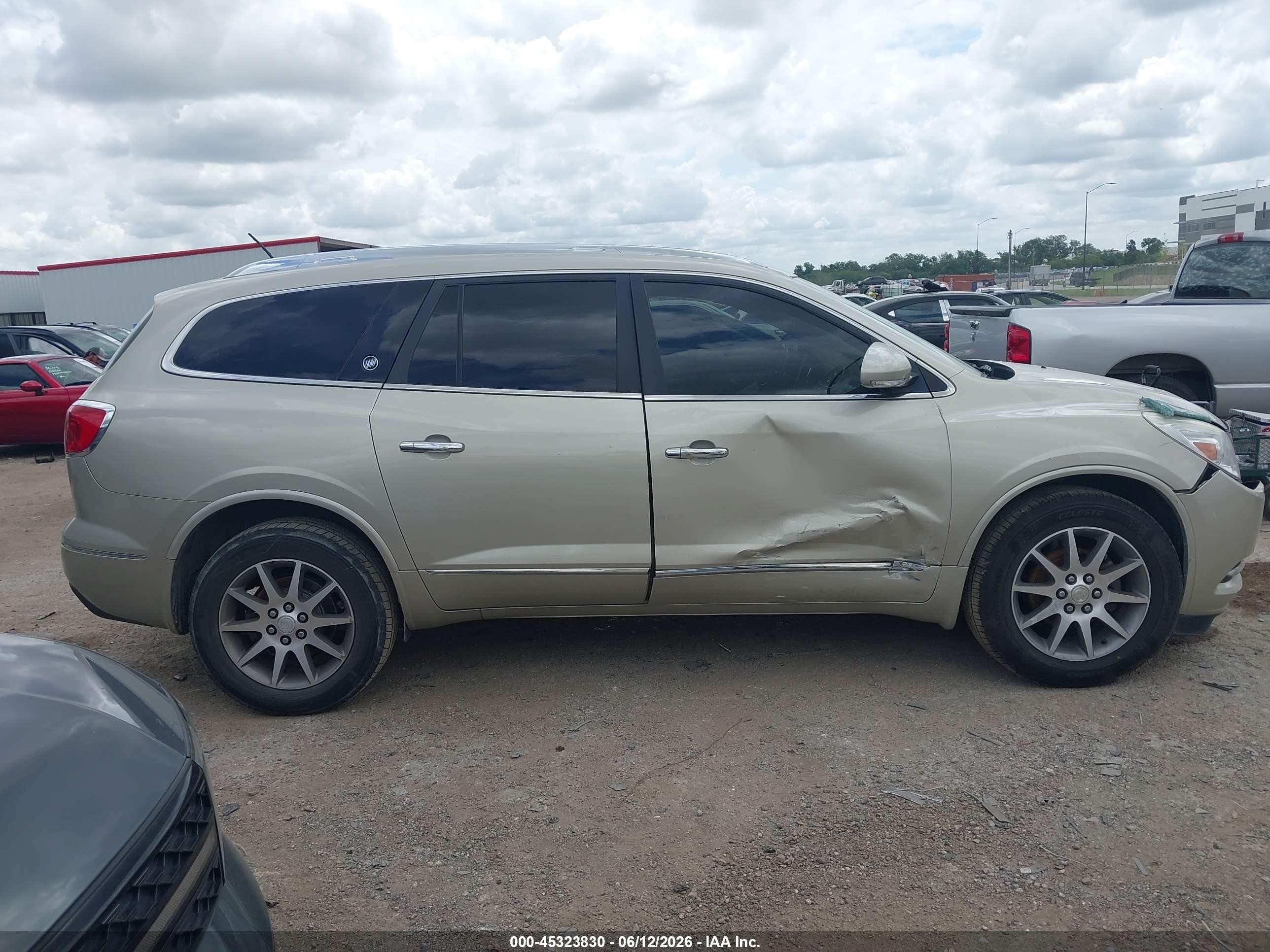 2015 Buick Enclave Leather Brown vin: 5GAKRBKD7FJ211145