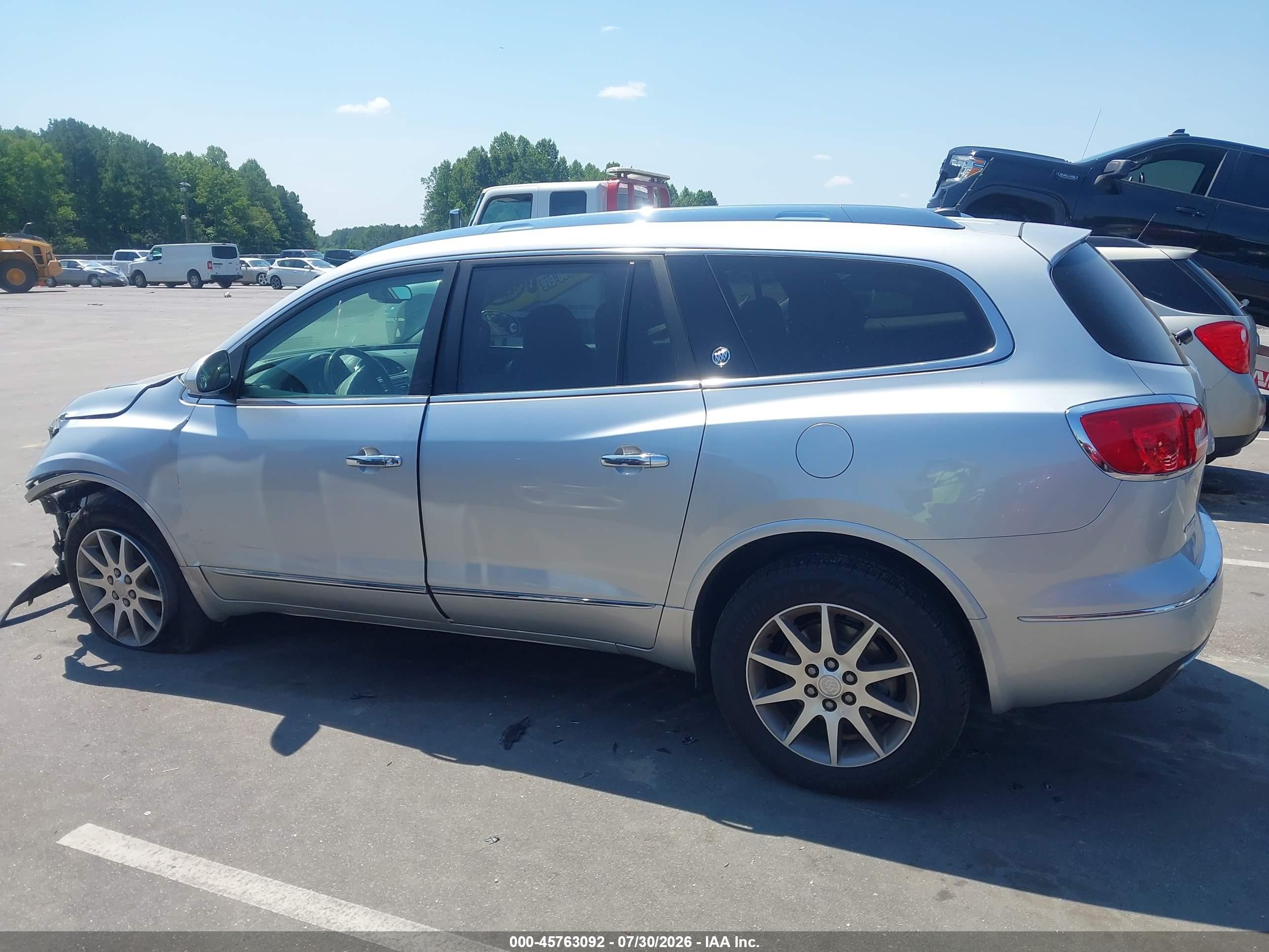 2015 Buick Enclave Leather Silver vin: 5GAKRBKD7FJ219357