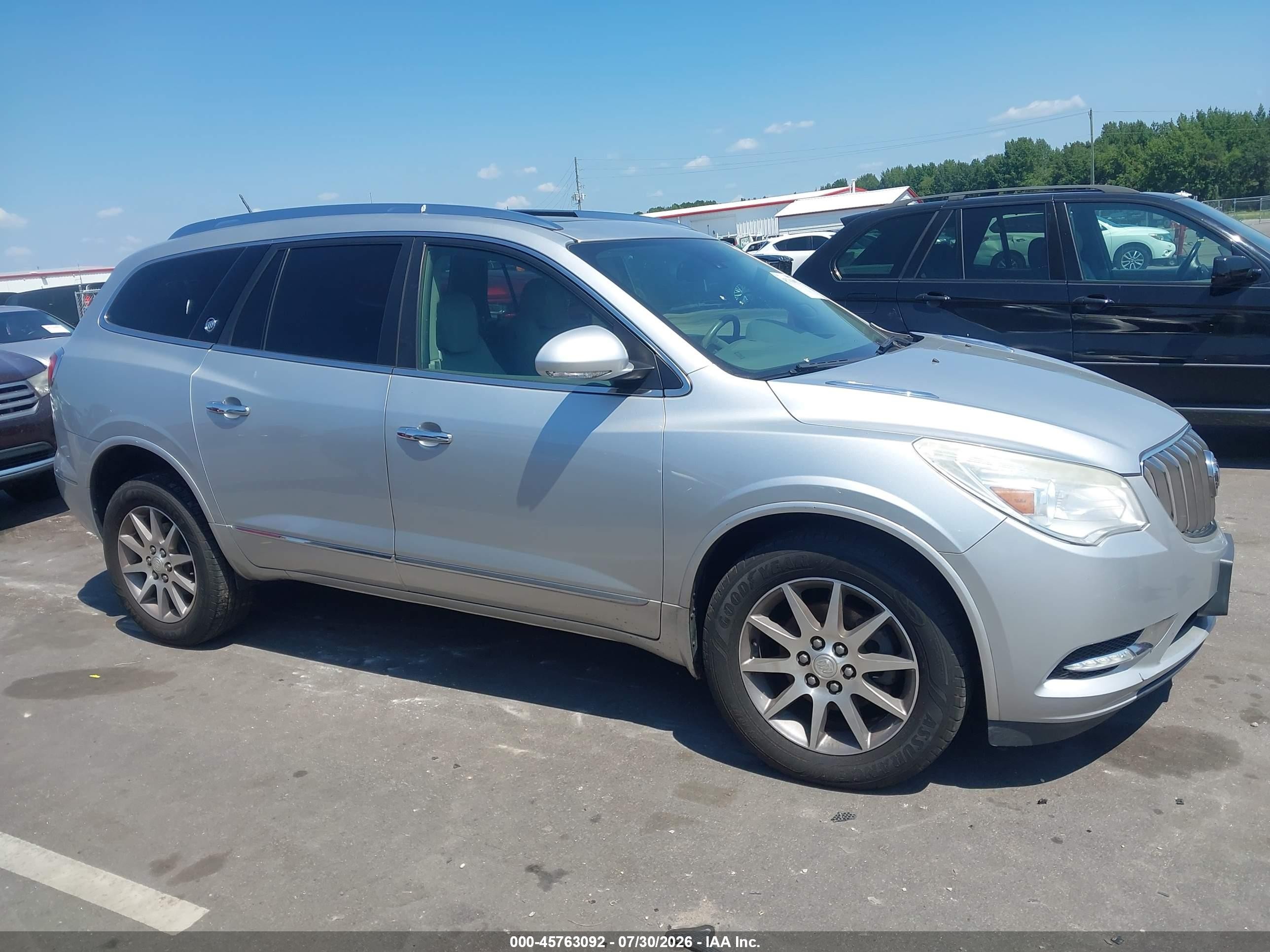 2015 Buick Enclave Leather Silver vin: 5GAKRBKD7FJ219357