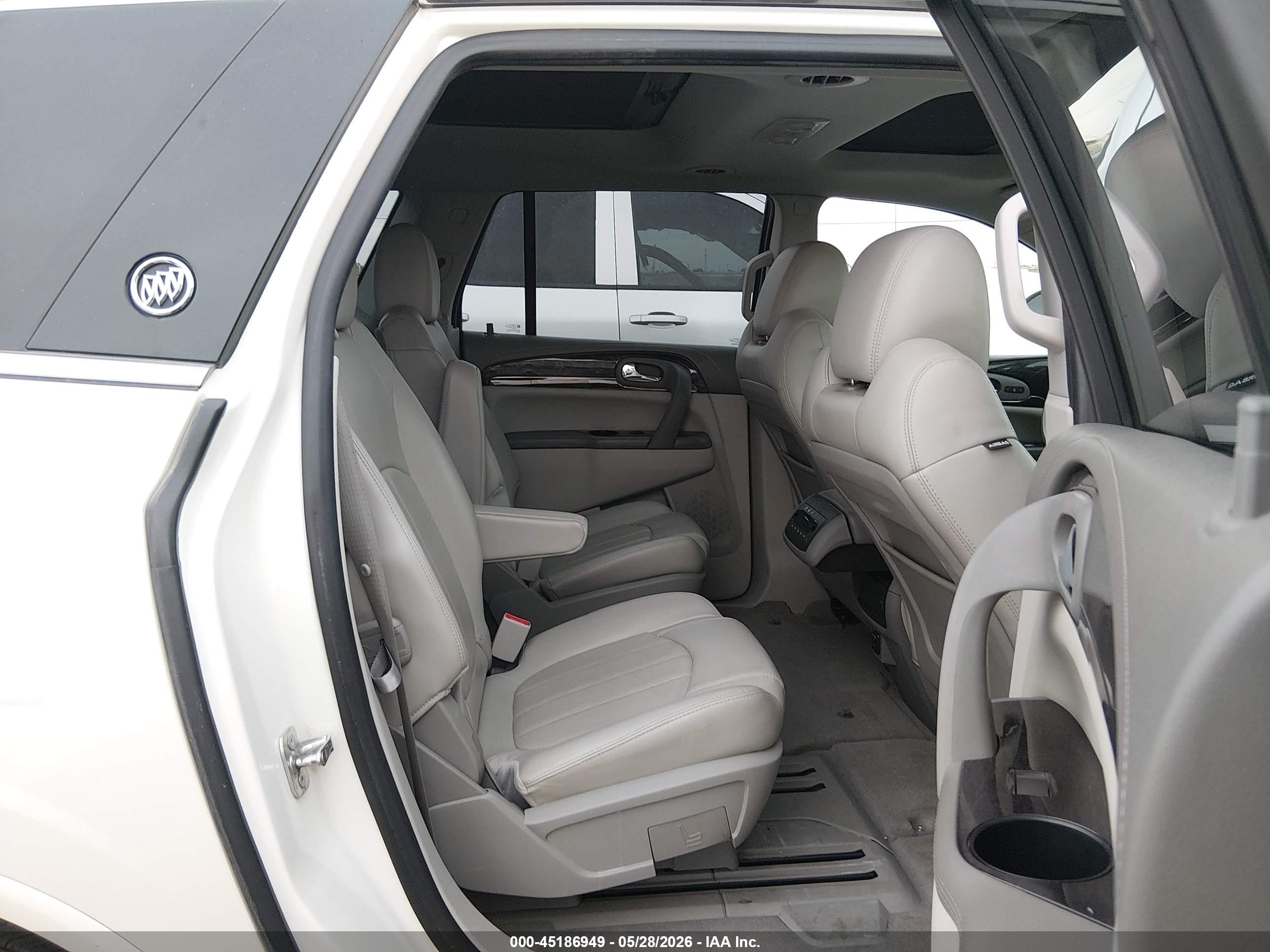 2015 Buick Enclave Leather White vin: 5GAKRBKD7FJ256294