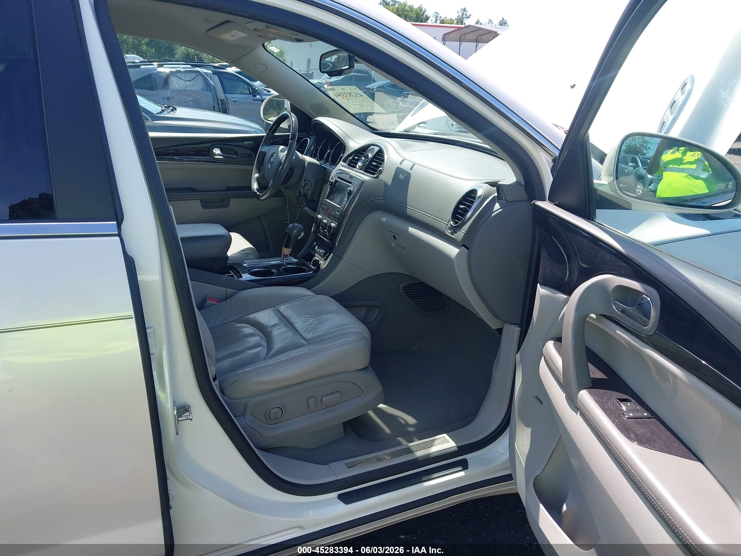 2015 Buick Enclave Leather White vin: 5GAKRBKD7FJ291952