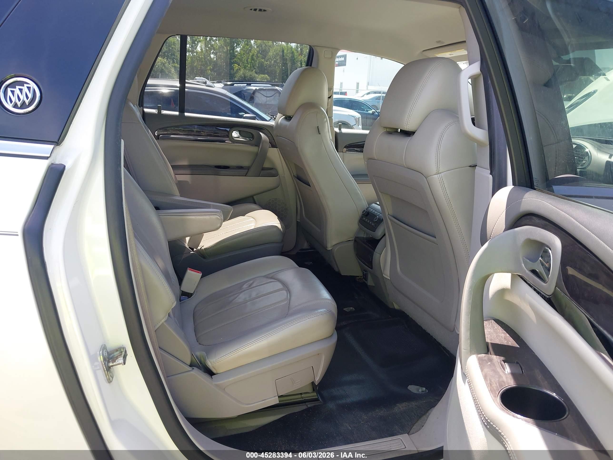 2015 Buick Enclave Leather White vin: 5GAKRBKD7FJ291952