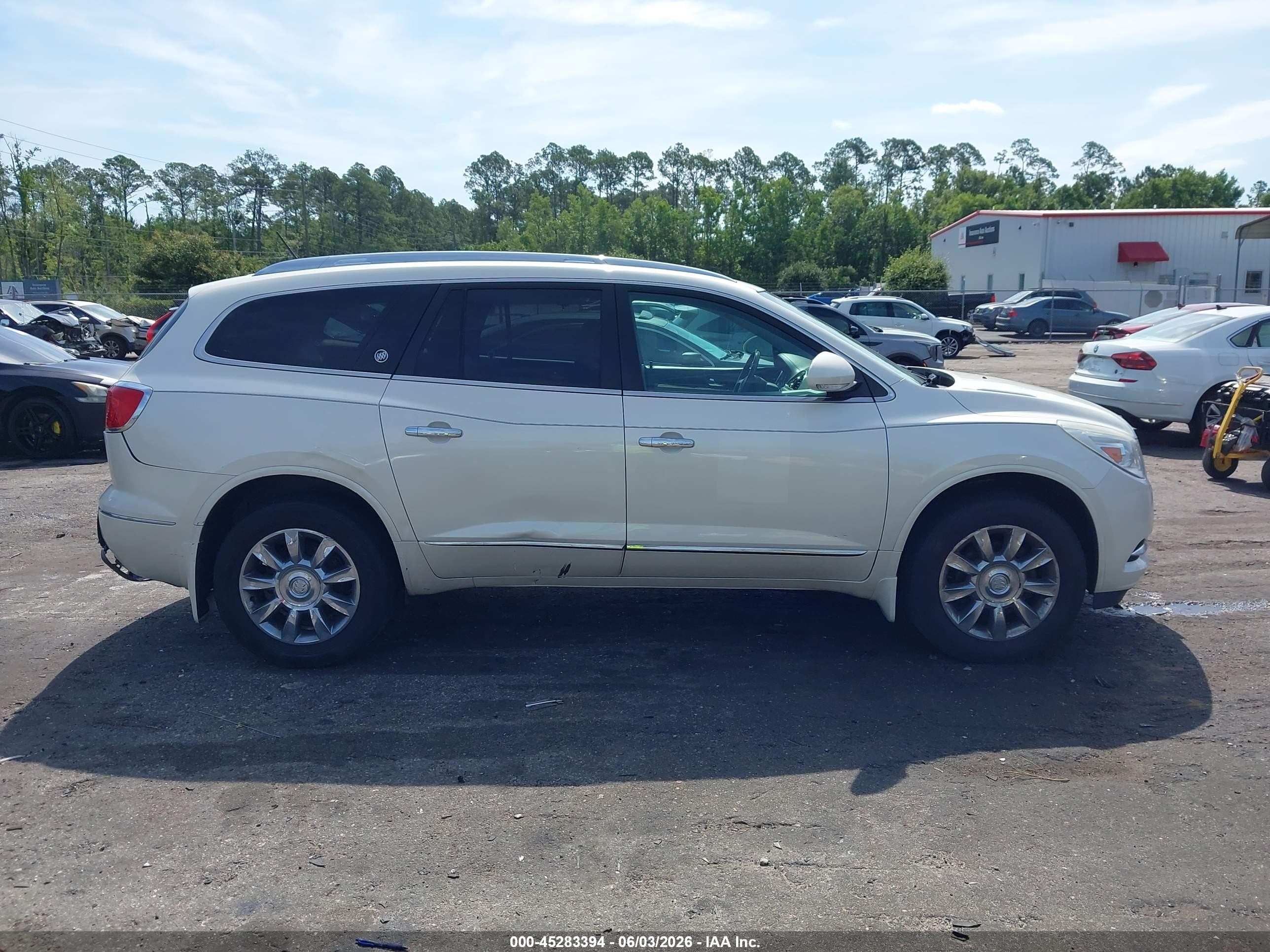 2015 Buick Enclave Leather White vin: 5GAKRBKD7FJ291952