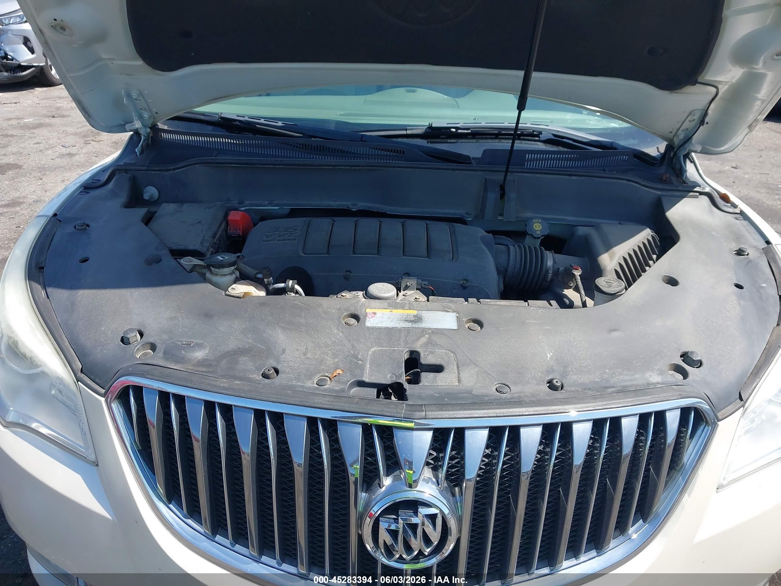 2015 Buick Enclave Leather White vin: 5GAKRBKD7FJ291952