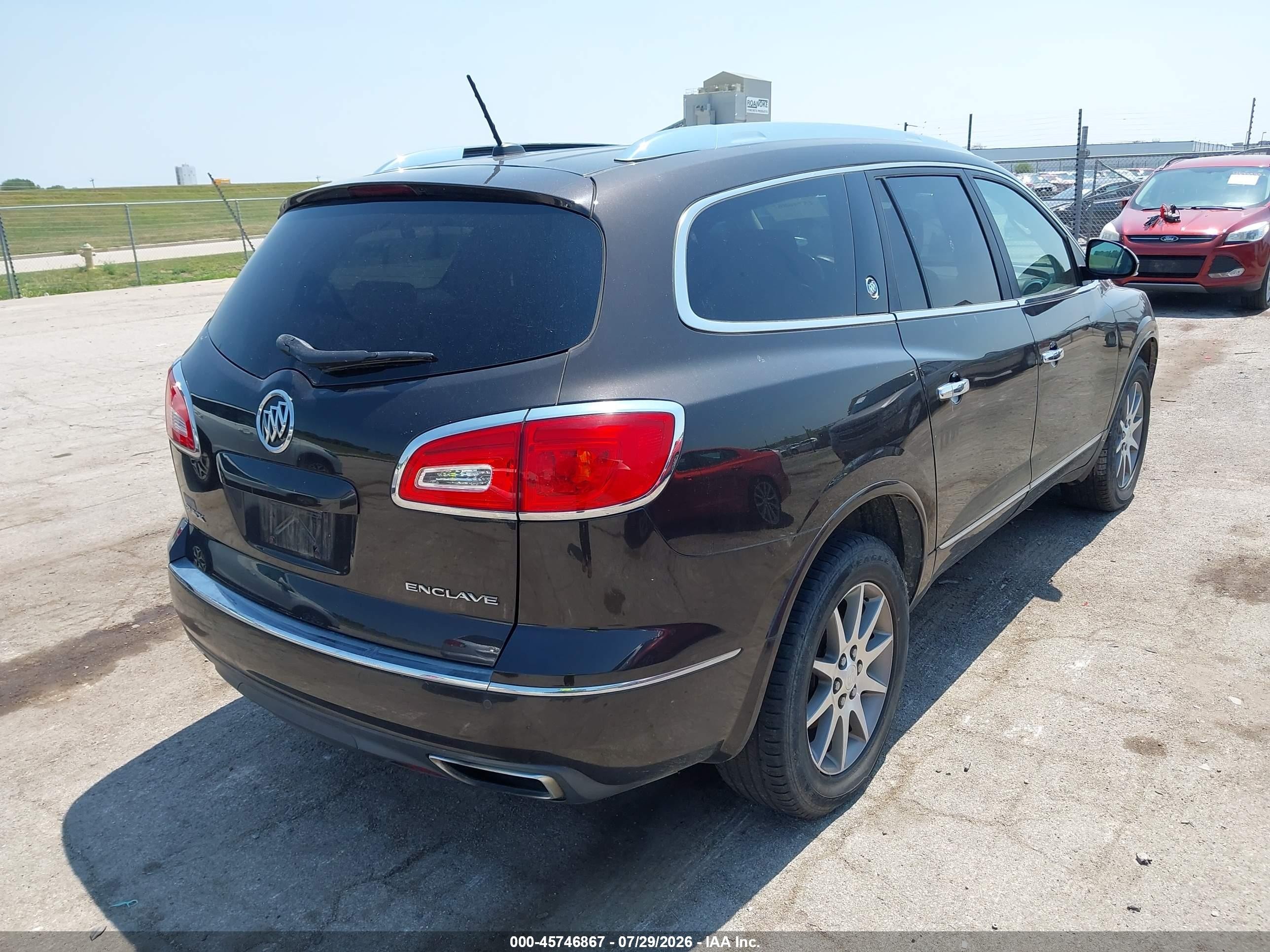 2014 Buick Enclave Leather Коричневый vin: 5GAKRBKD8EJ117211