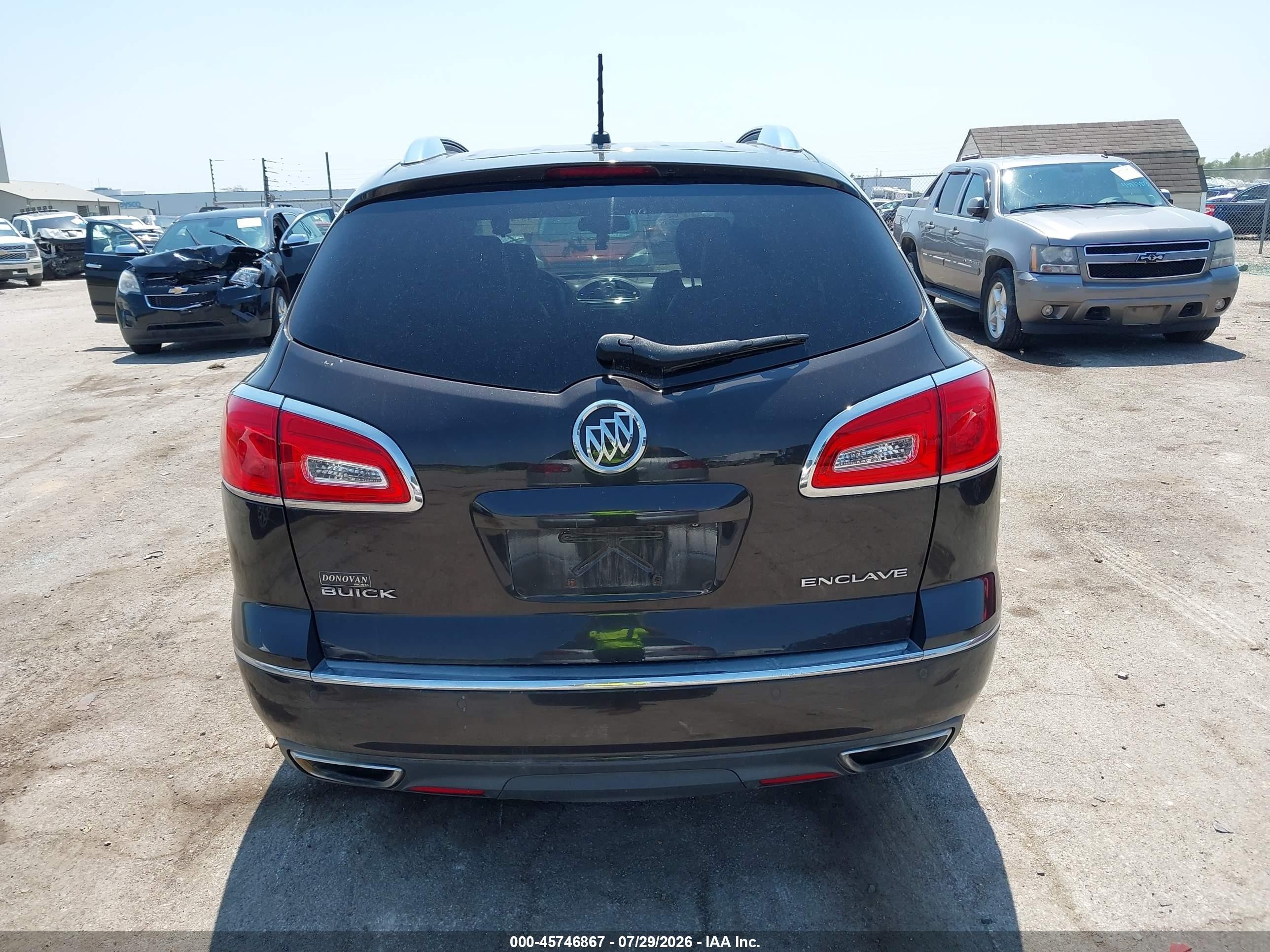 2014 Buick Enclave Leather Коричневый vin: 5GAKRBKD8EJ117211