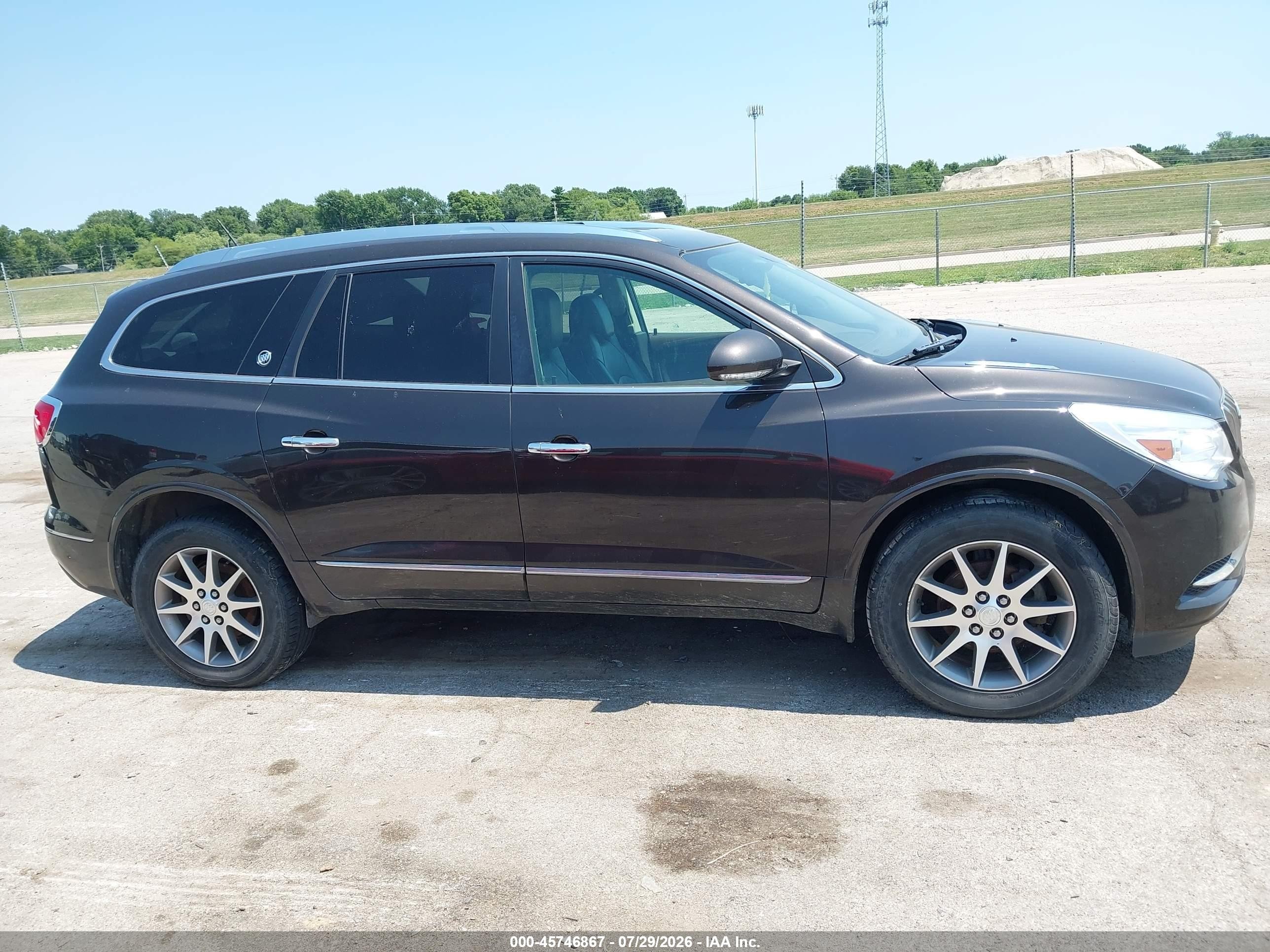 2014 Buick Enclave Leather Коричневый vin: 5GAKRBKD8EJ117211
