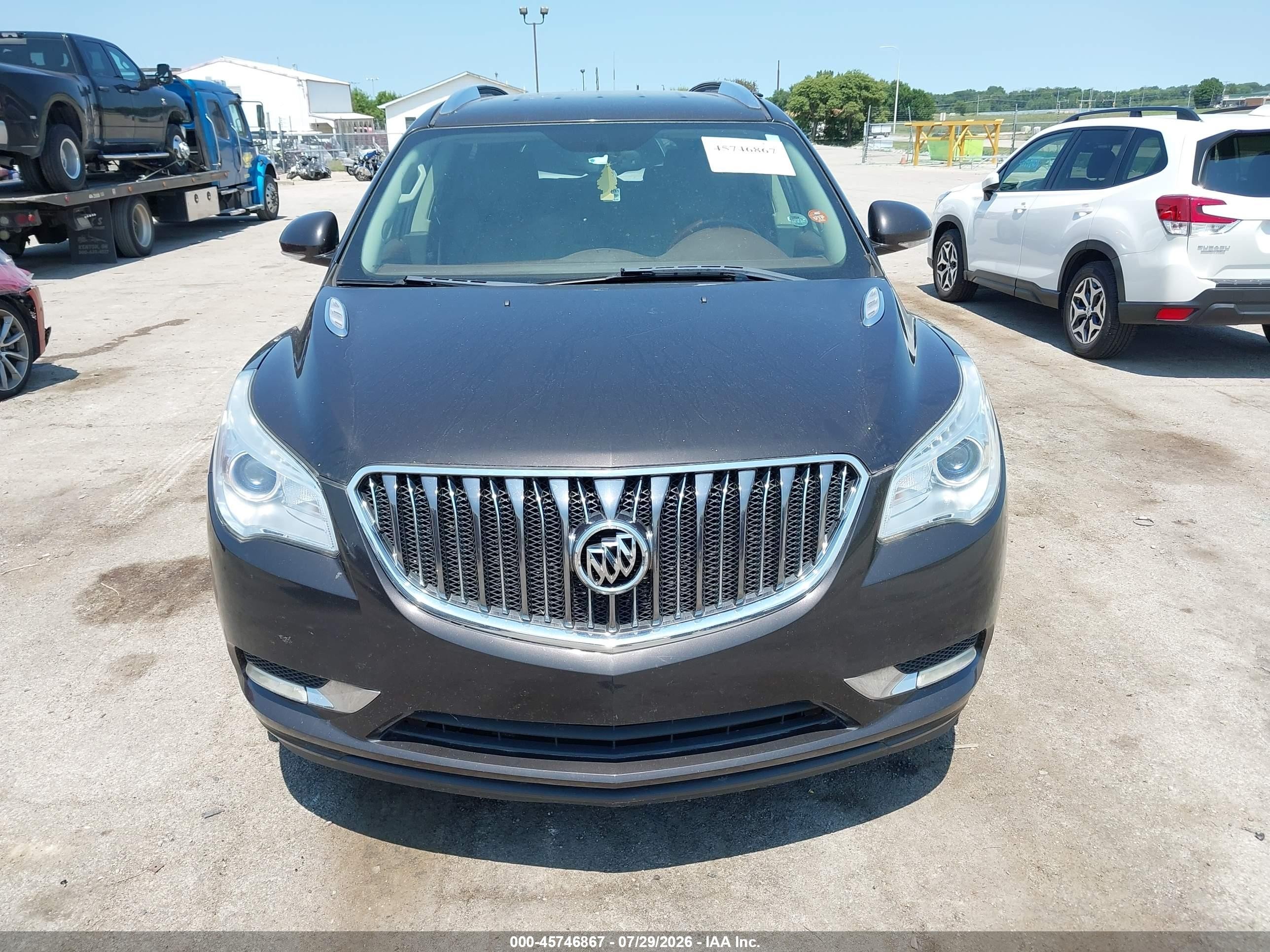 2014 Buick Enclave Leather Коричневый vin: 5GAKRBKD8EJ117211