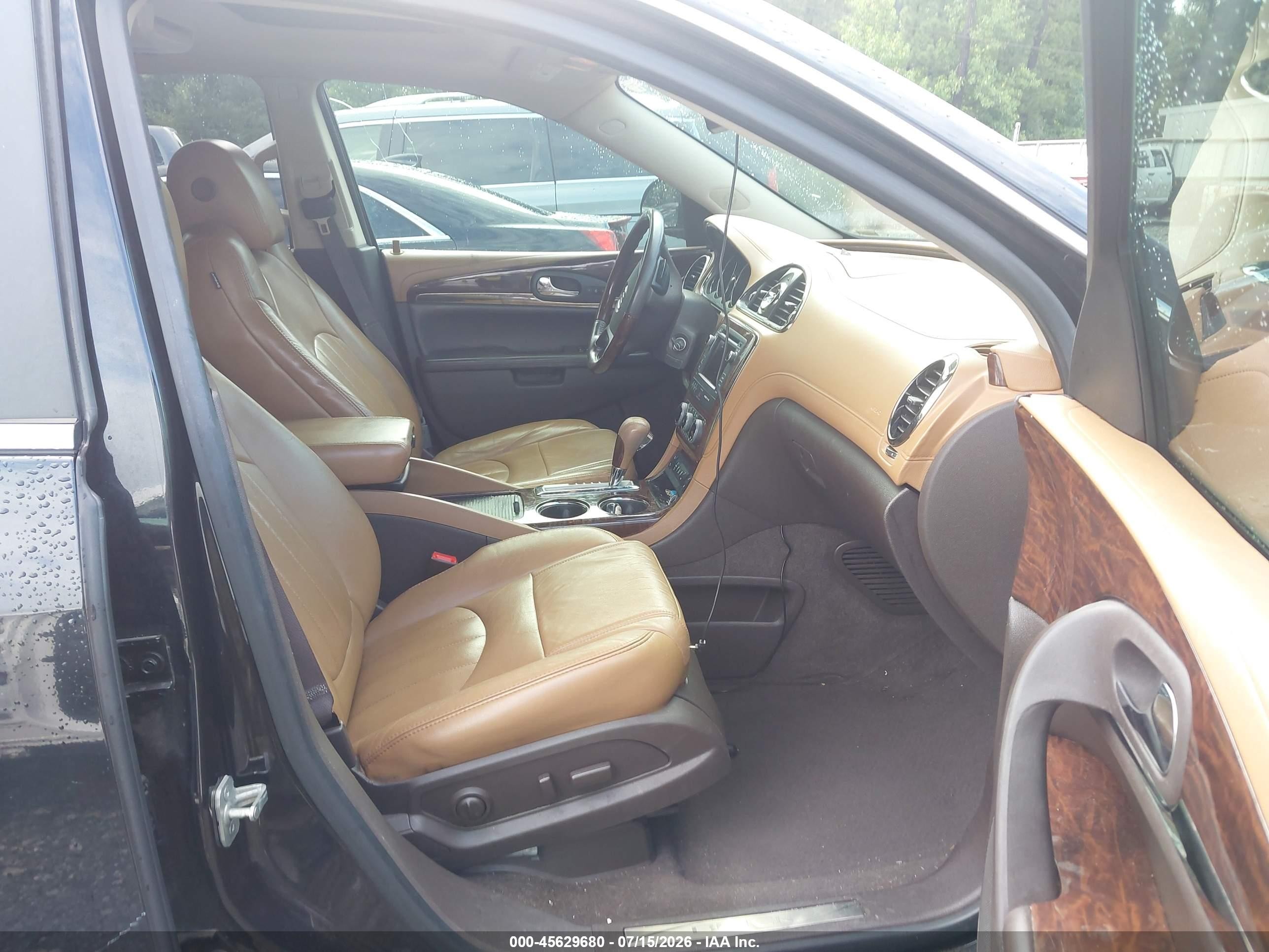 2014 Buick Enclave Leather Black vin: 5GAKRBKD8EJ162567