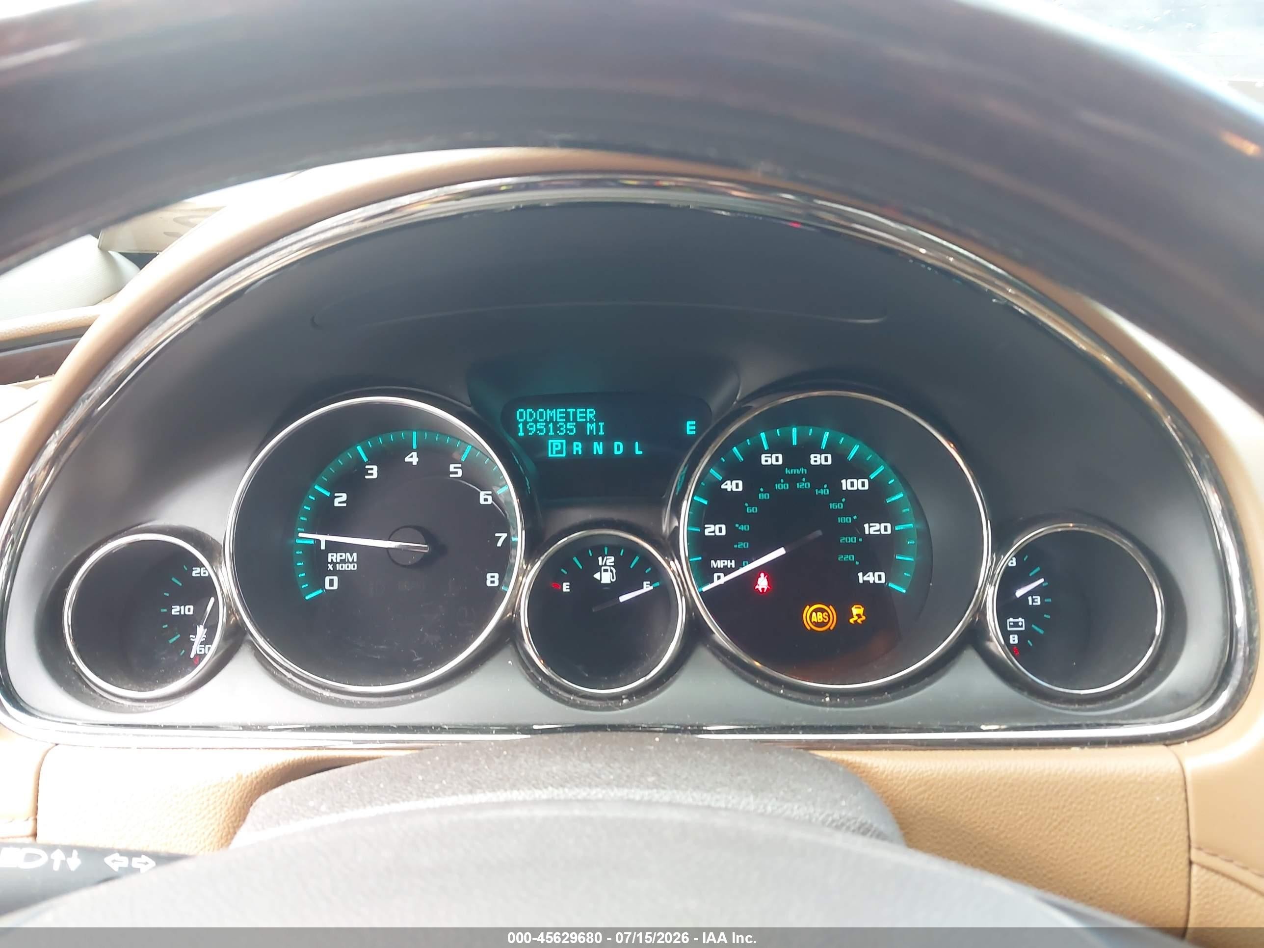 2014 Buick Enclave Leather Black vin: 5GAKRBKD8EJ162567