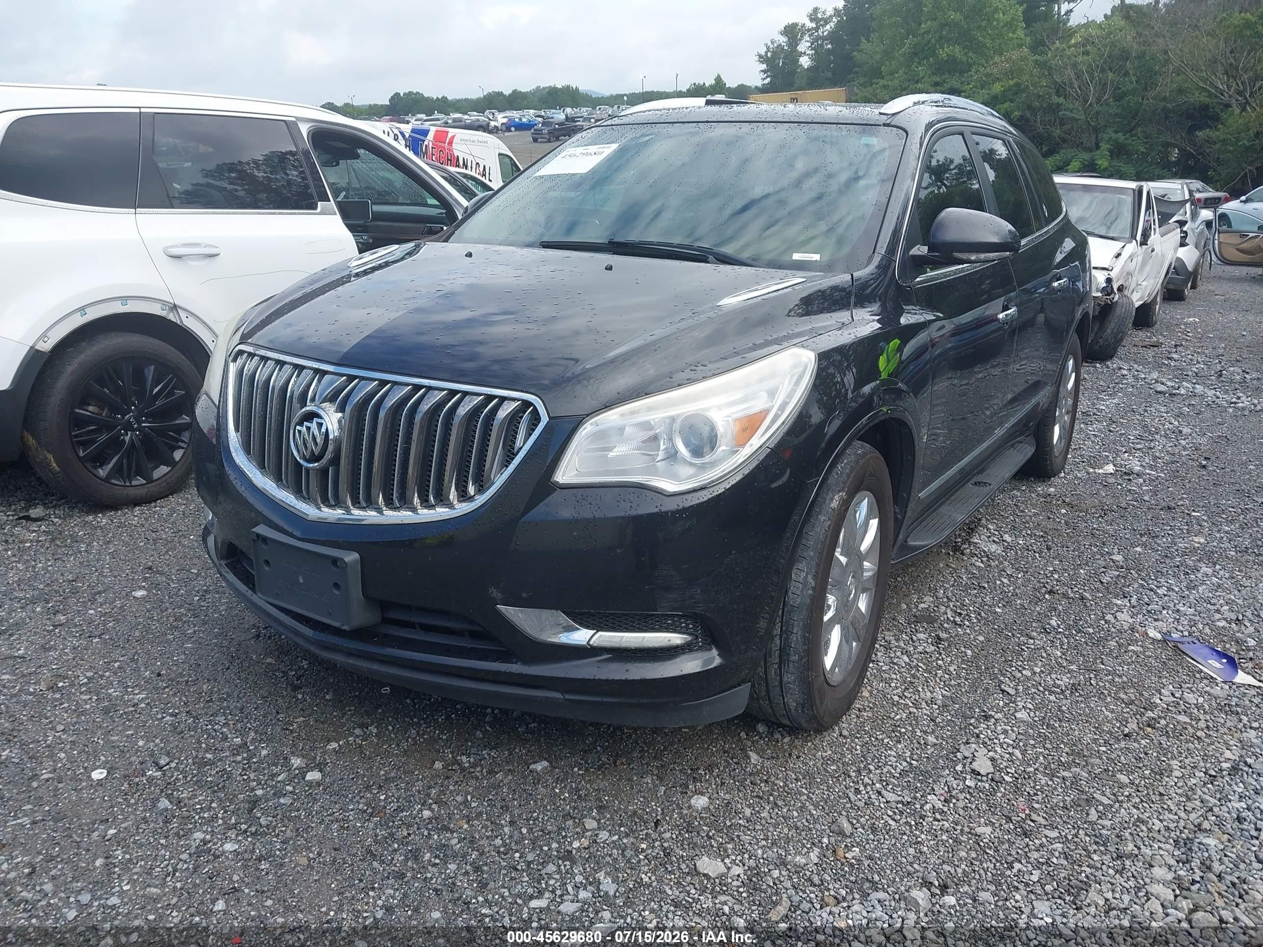 2014 Buick Enclave Leather Black vin: 5GAKRBKD8EJ162567