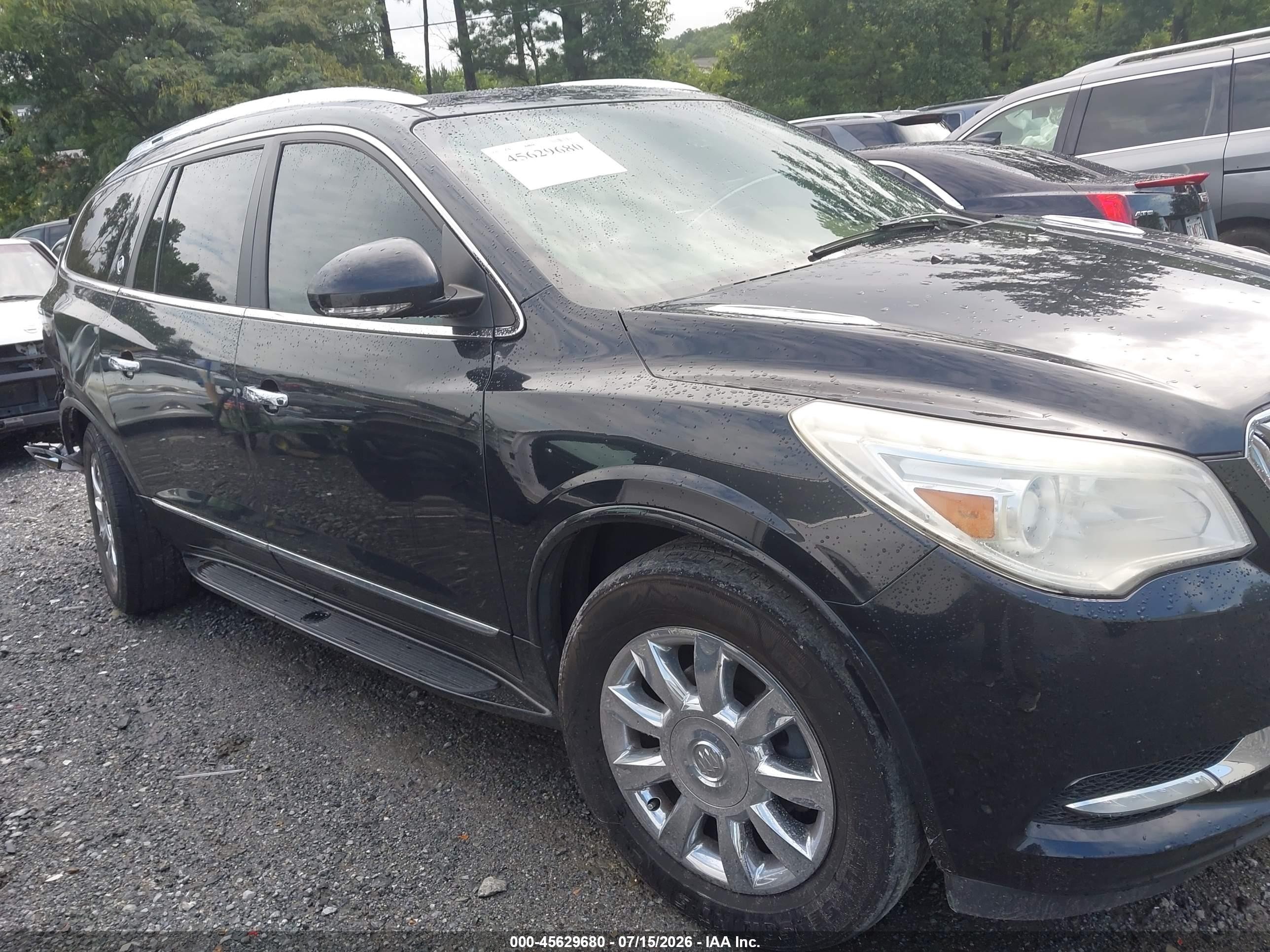 2014 Buick Enclave Leather Black vin: 5GAKRBKD8EJ162567