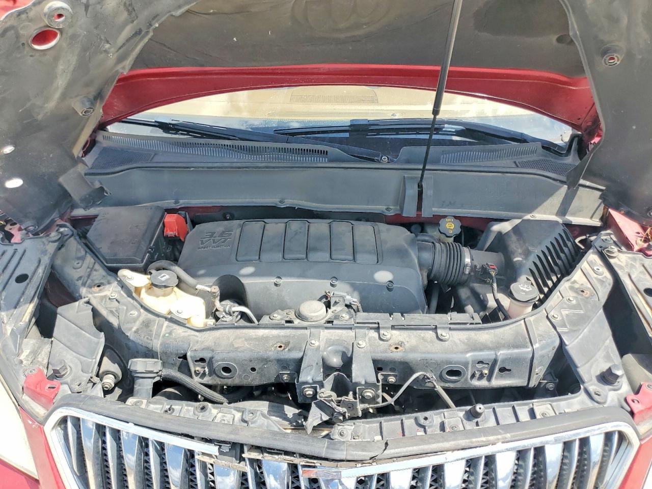 2014 Buick Enclave Red vin: 5GAKRBKD8EJ193432