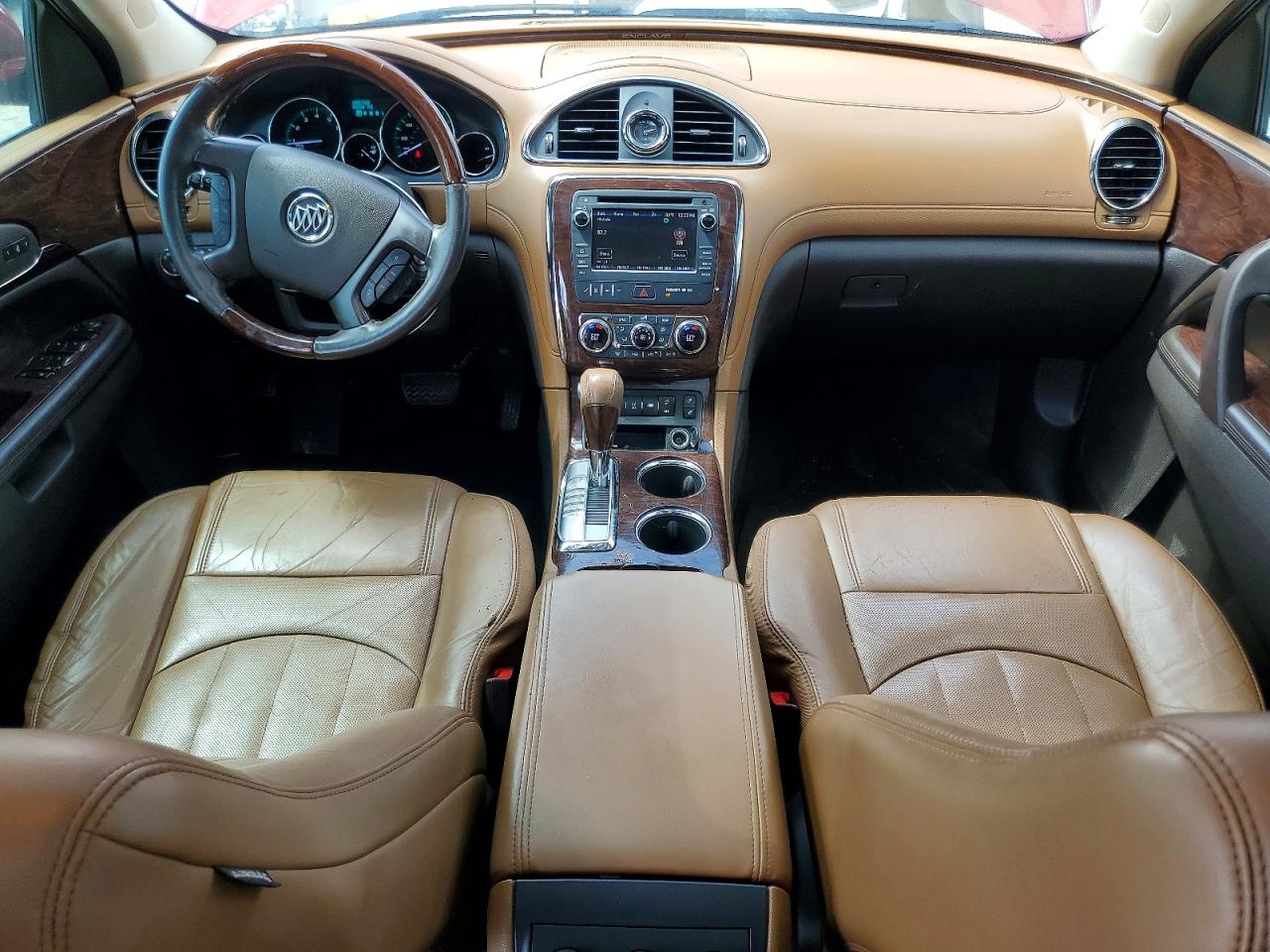 2014 Buick Enclave Red vin: 5GAKRBKD8EJ193432