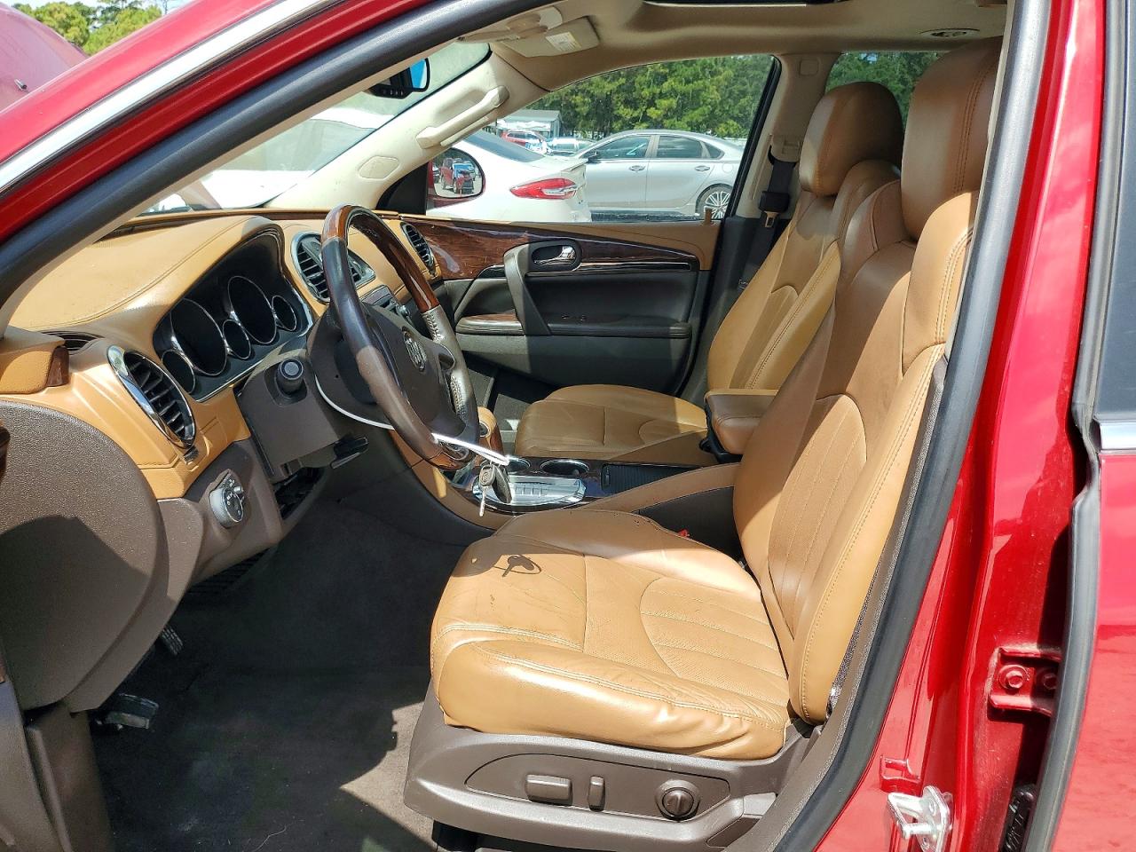2014 Buick Enclave Red vin: 5GAKRBKD8EJ193432