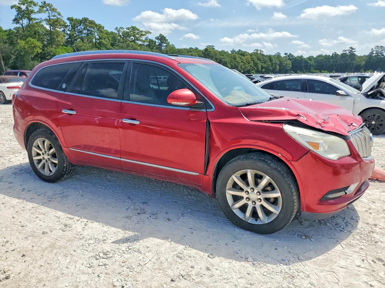 2014 Buick Enclave Red vin: 5GAKRBKD8EJ193432
