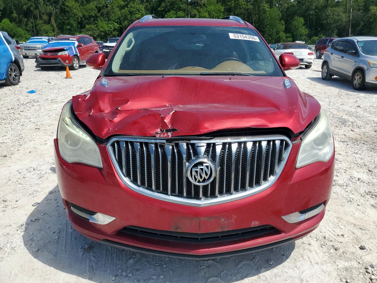 2014 Buick Enclave Red vin: 5GAKRBKD8EJ193432