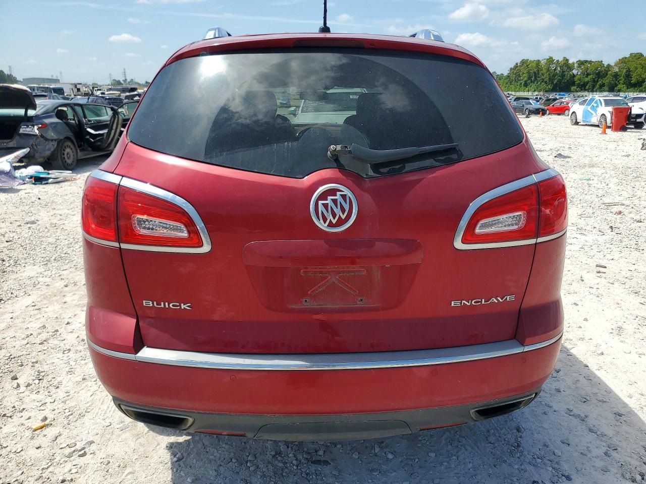 2014 Buick Enclave Red vin: 5GAKRBKD8EJ193432