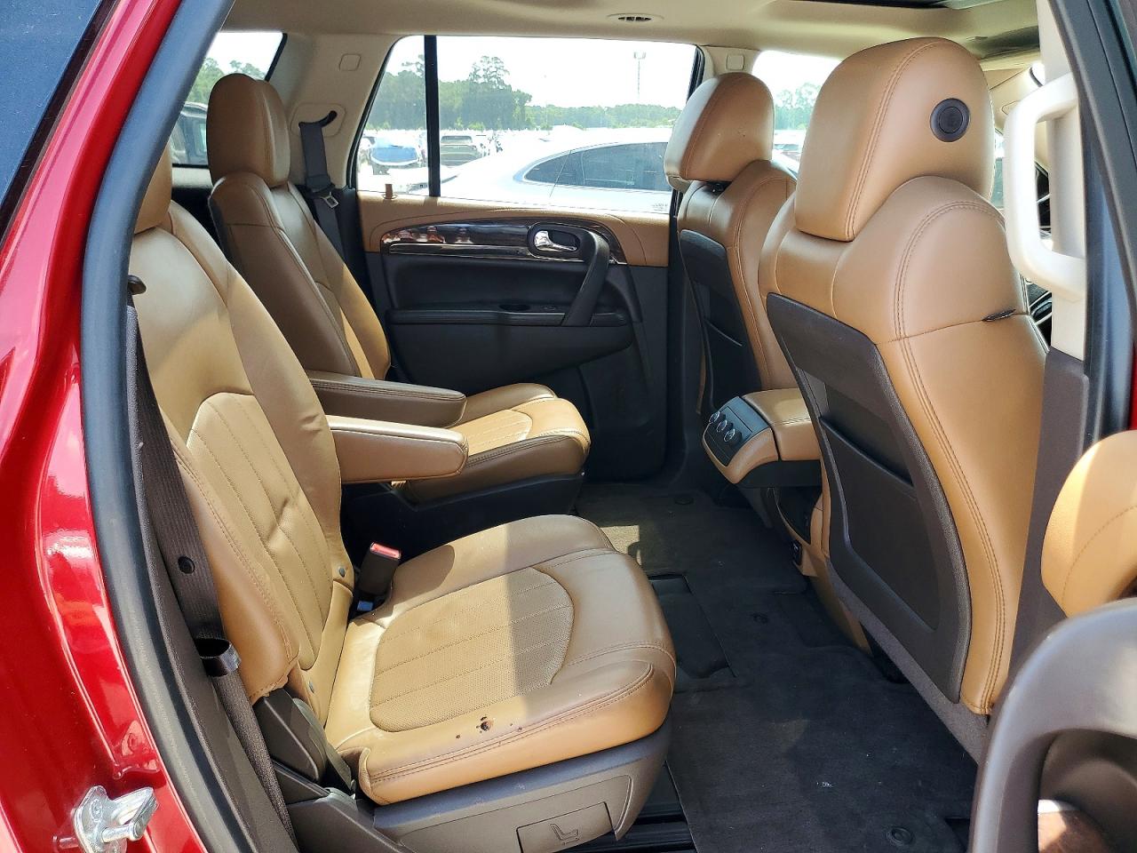 2014 Buick Enclave Red vin: 5GAKRBKD8EJ193432