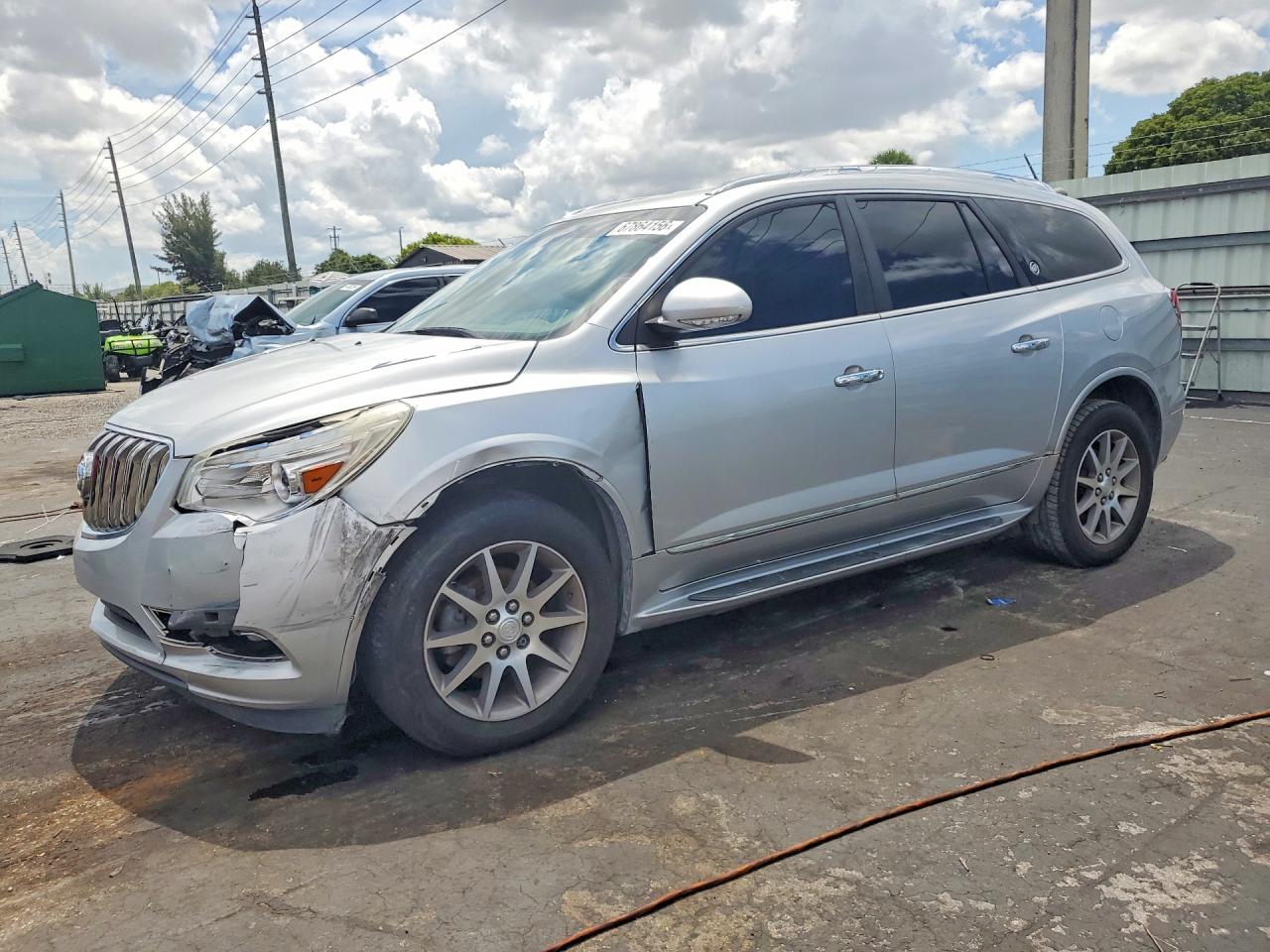 2014 Buick Enclave Серебряный vin: 5GAKRBKD8EJ256982