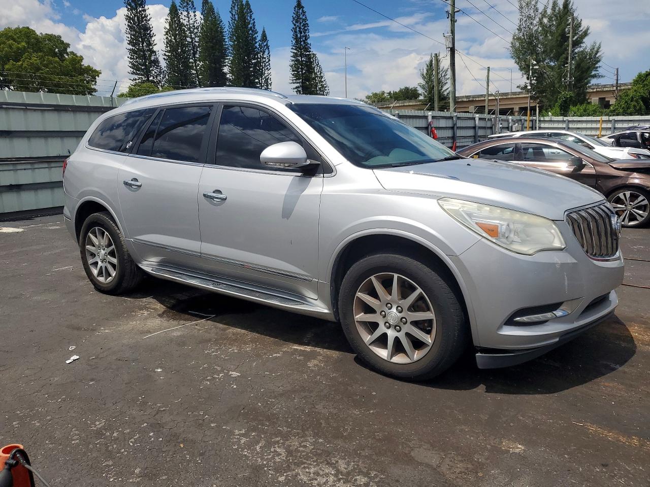 2014 Buick Enclave Серебряный vin: 5GAKRBKD8EJ256982