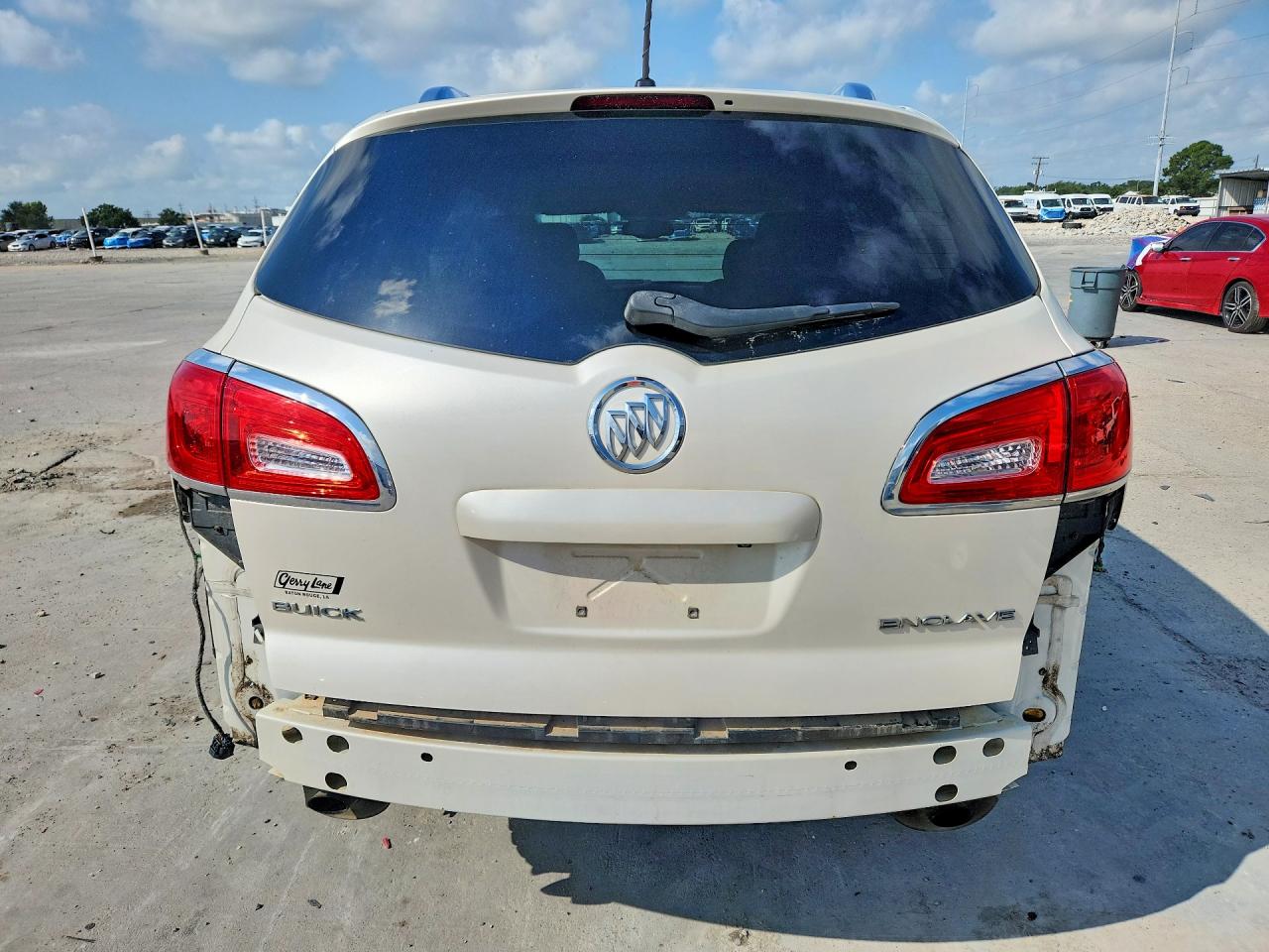 2014 Buick Enclave Белый vin: 5GAKRBKD8EJ295751