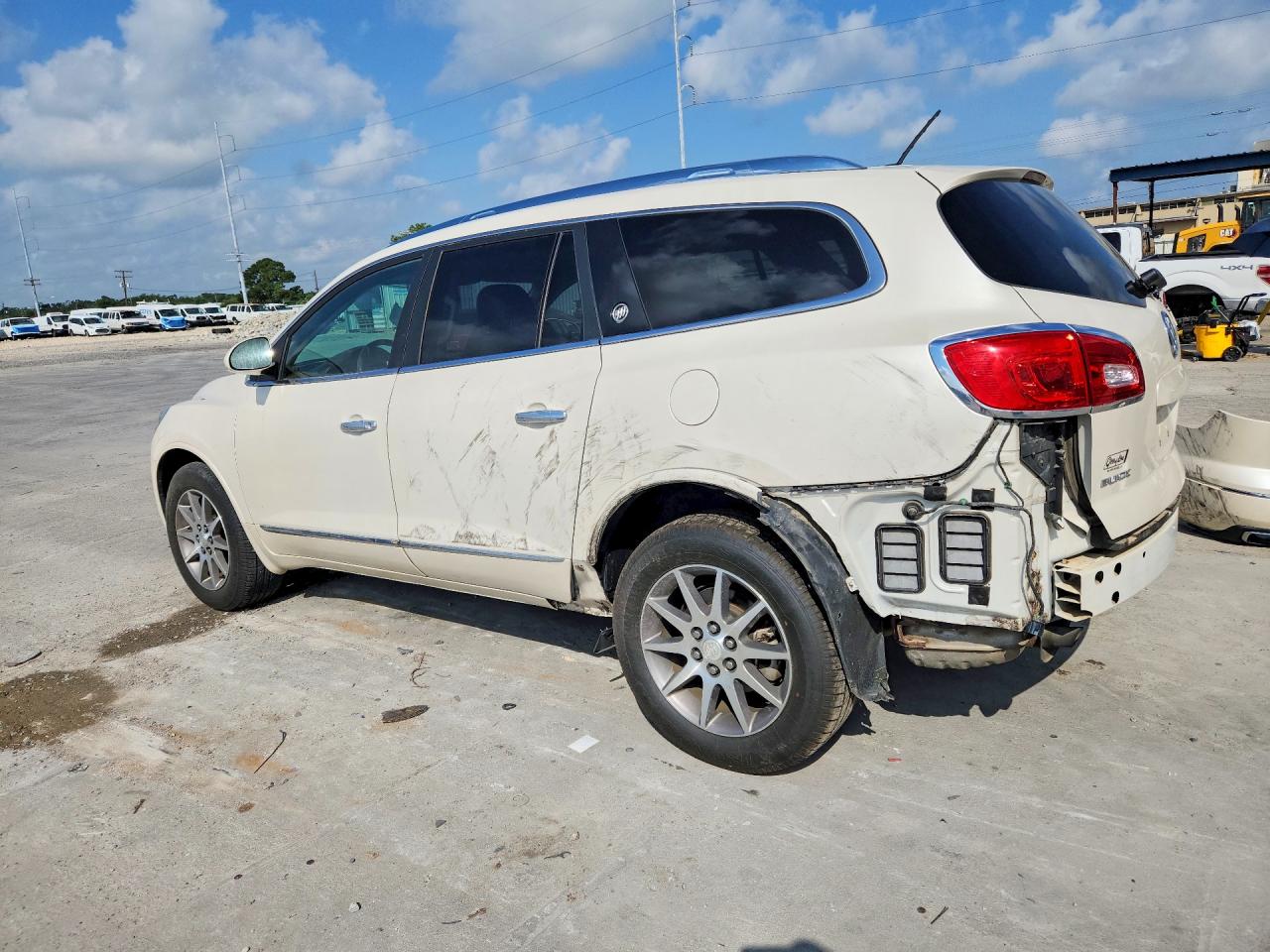2014 Buick Enclave Белый vin: 5GAKRBKD8EJ295751