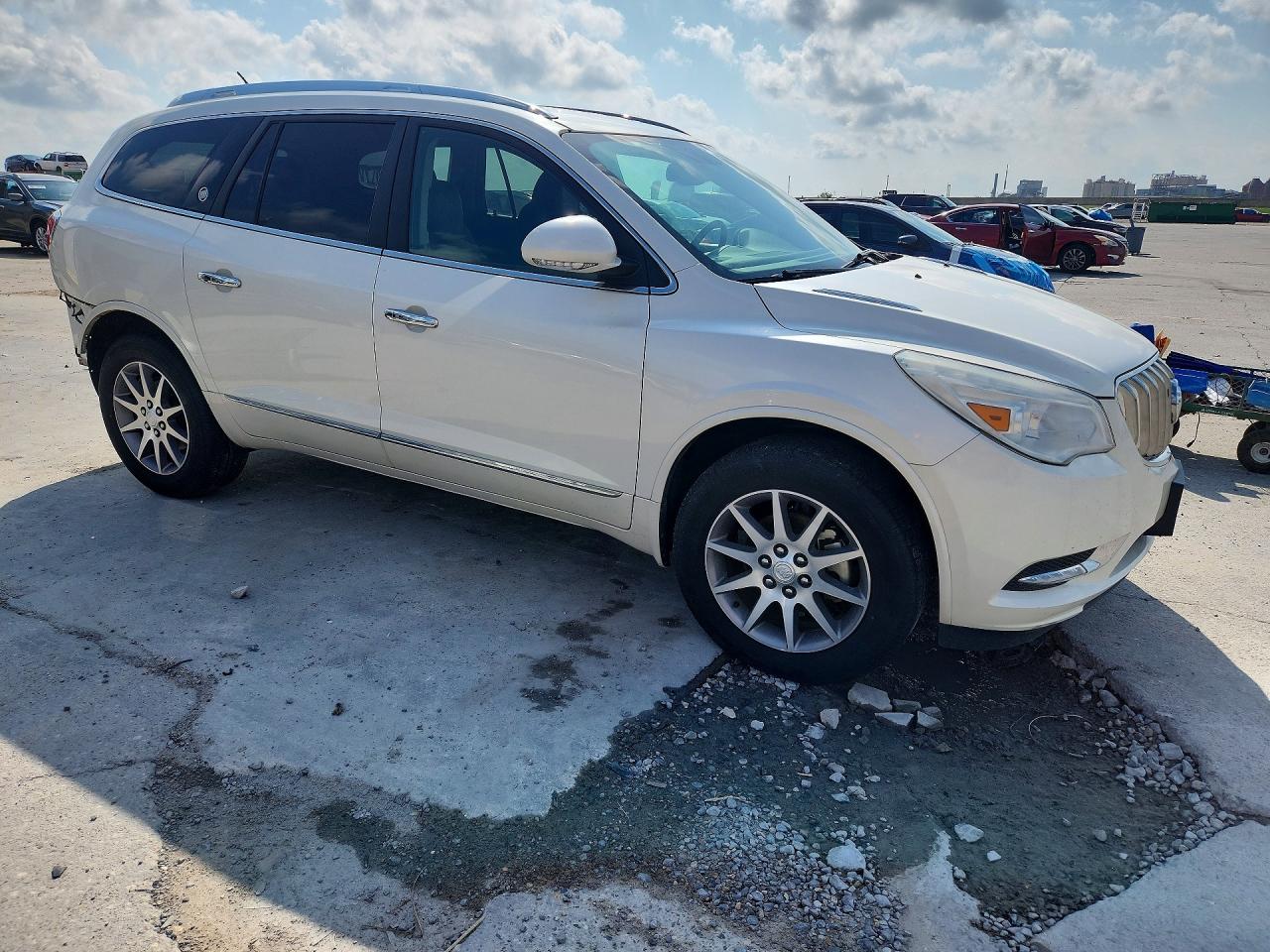 2014 Buick Enclave Белый vin: 5GAKRBKD8EJ295751
