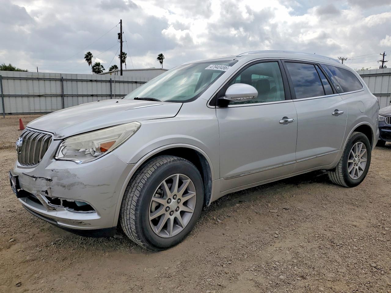 2014 Buick Enclave Silver vin: 5GAKRBKD8EJ301001